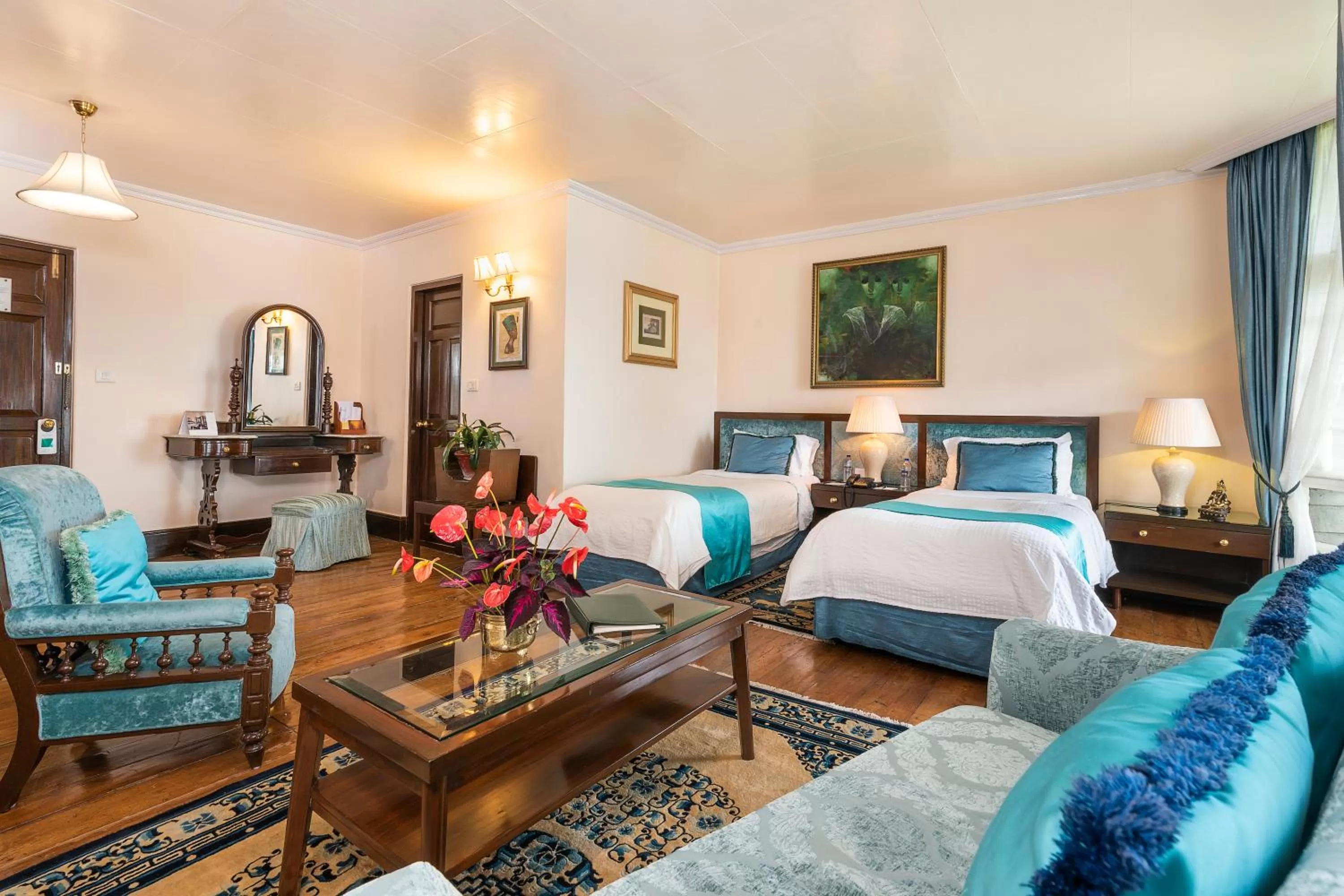 Bed in The Elgin Silver Oaks - Heritage Resort & Spa