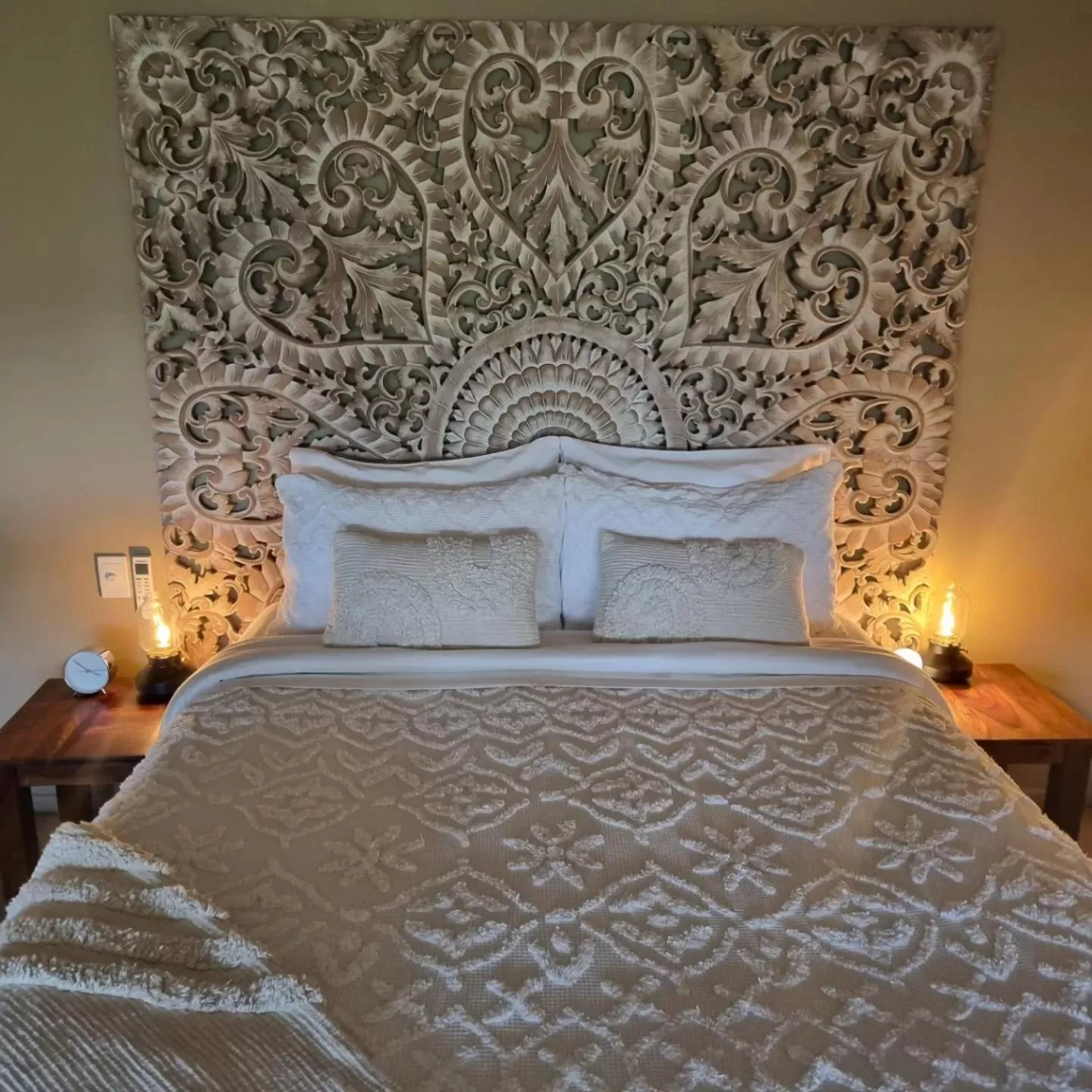 Bed in Taman Sari Luxury Private Pavilions - Pet Friendly Accomodation