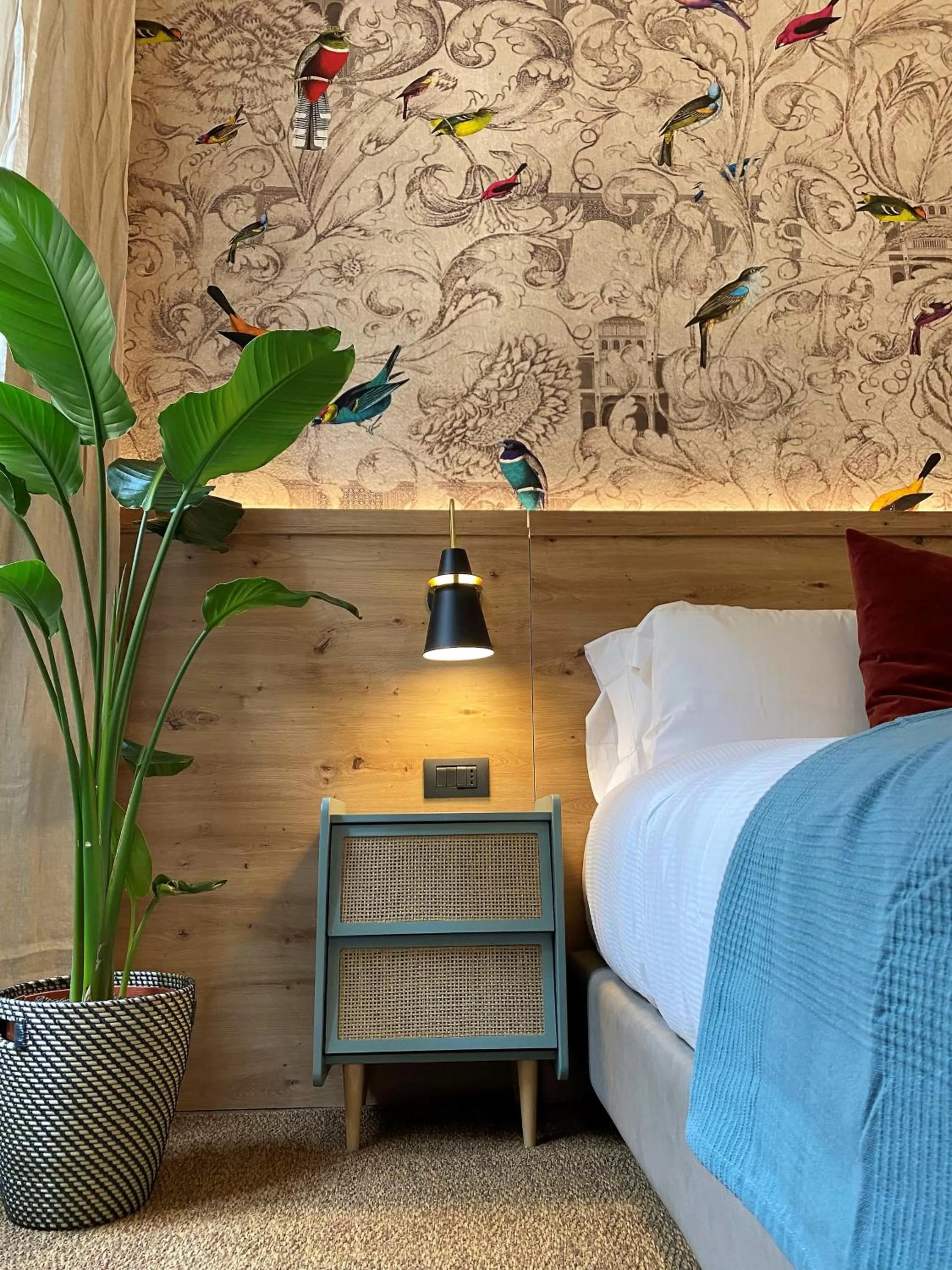 Decorative detail, Bed in Terra Artis Guest House