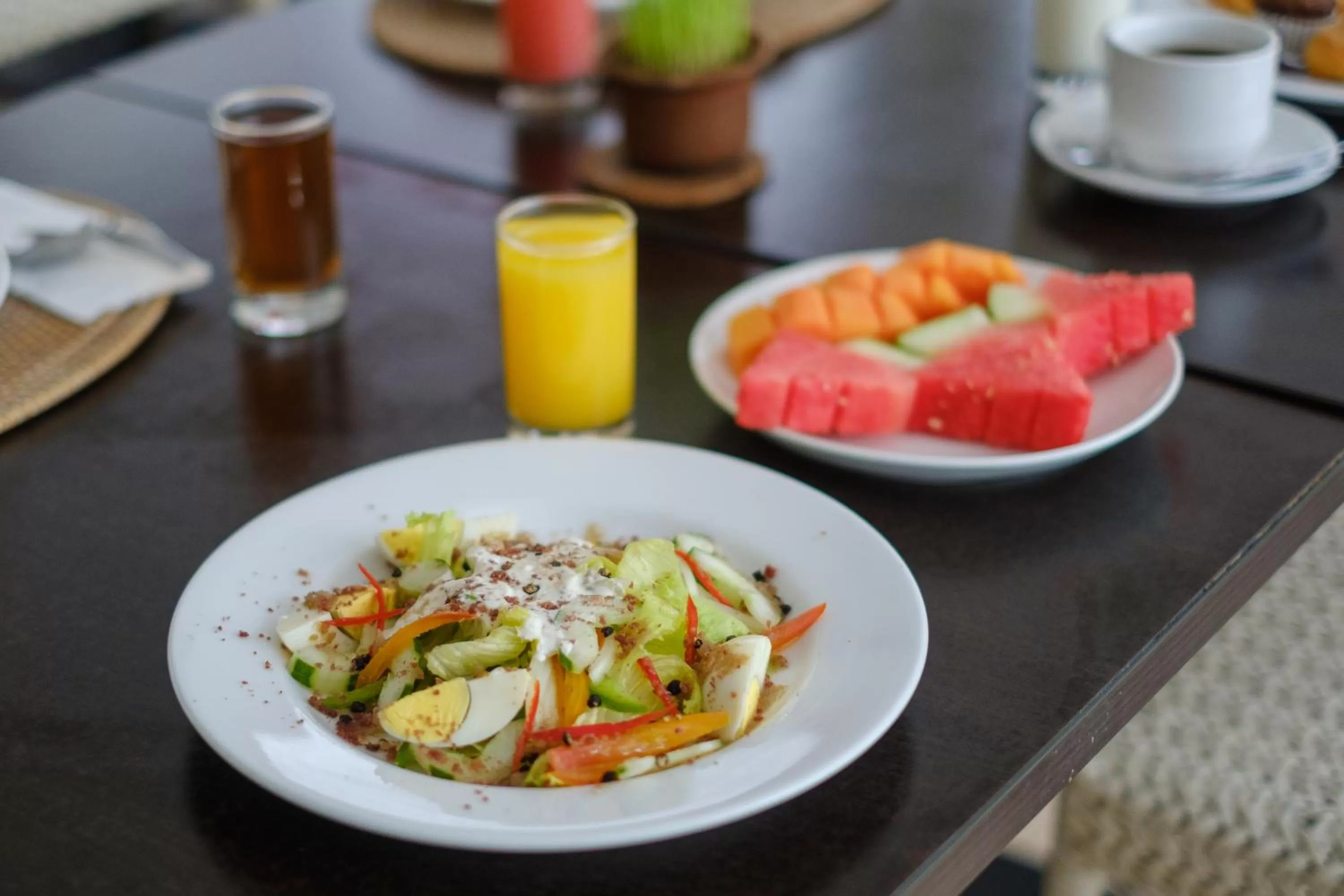Buffet breakfast in Hotel Terrace at Kuta