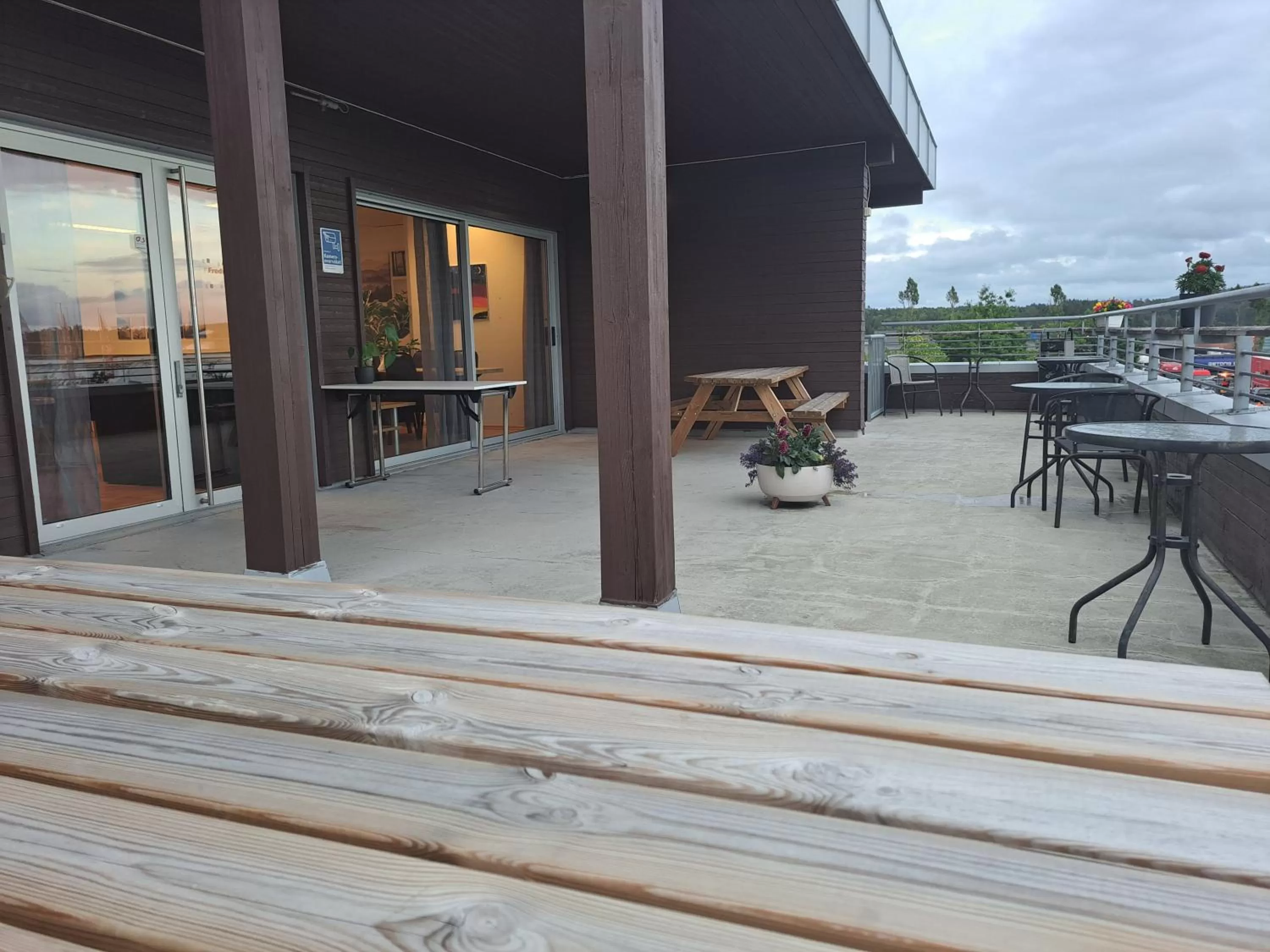 Patio in Motell Svinesundparken