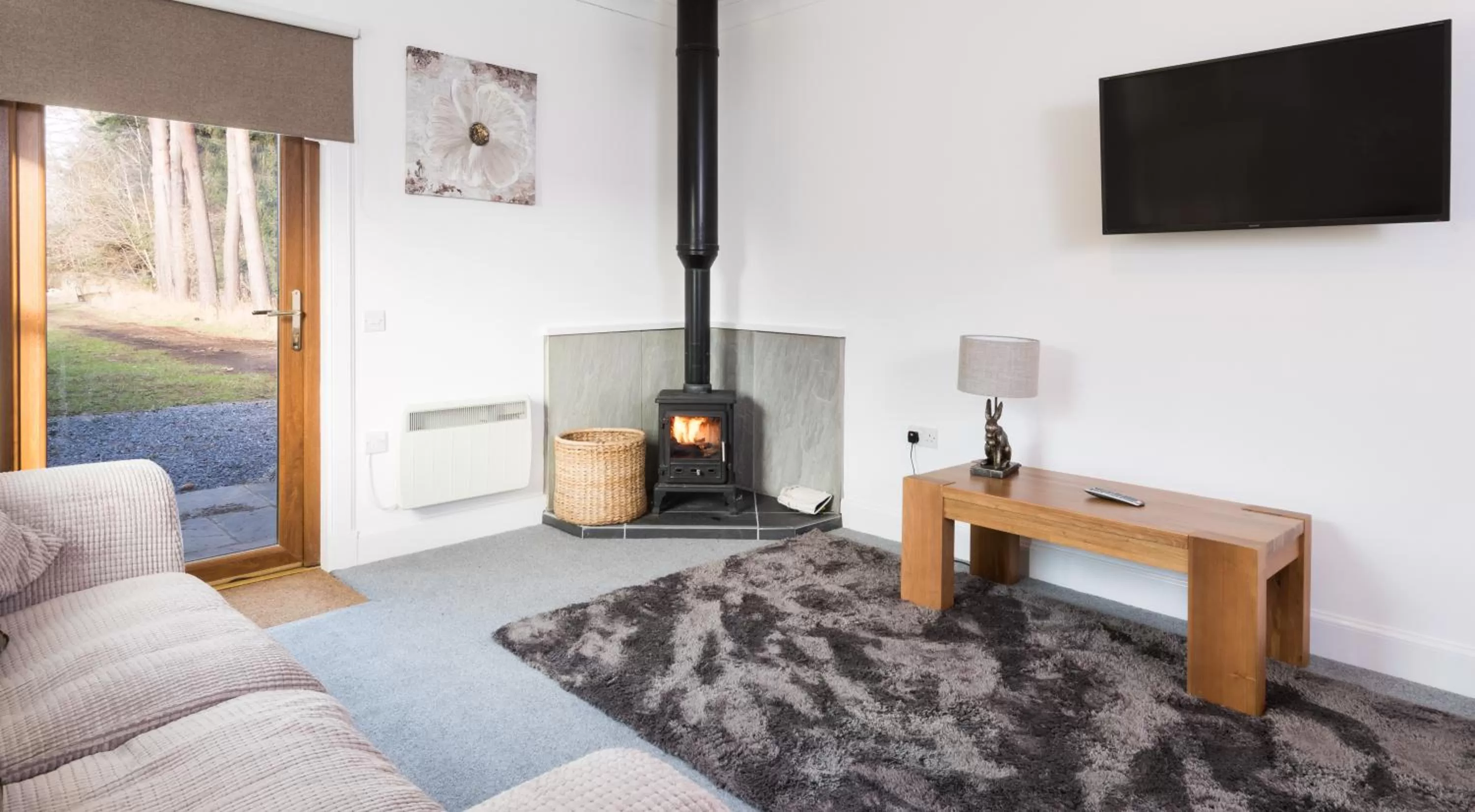 Communal lounge/ TV room in The Atholl Palace