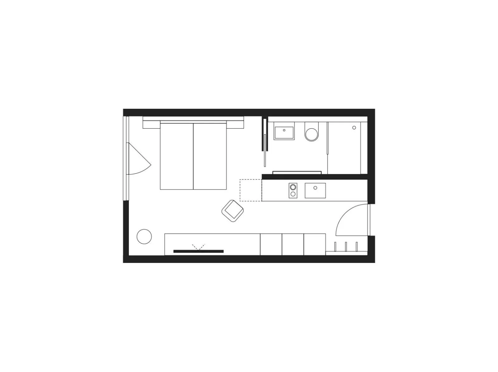 Floor plan in livisit bergapartments