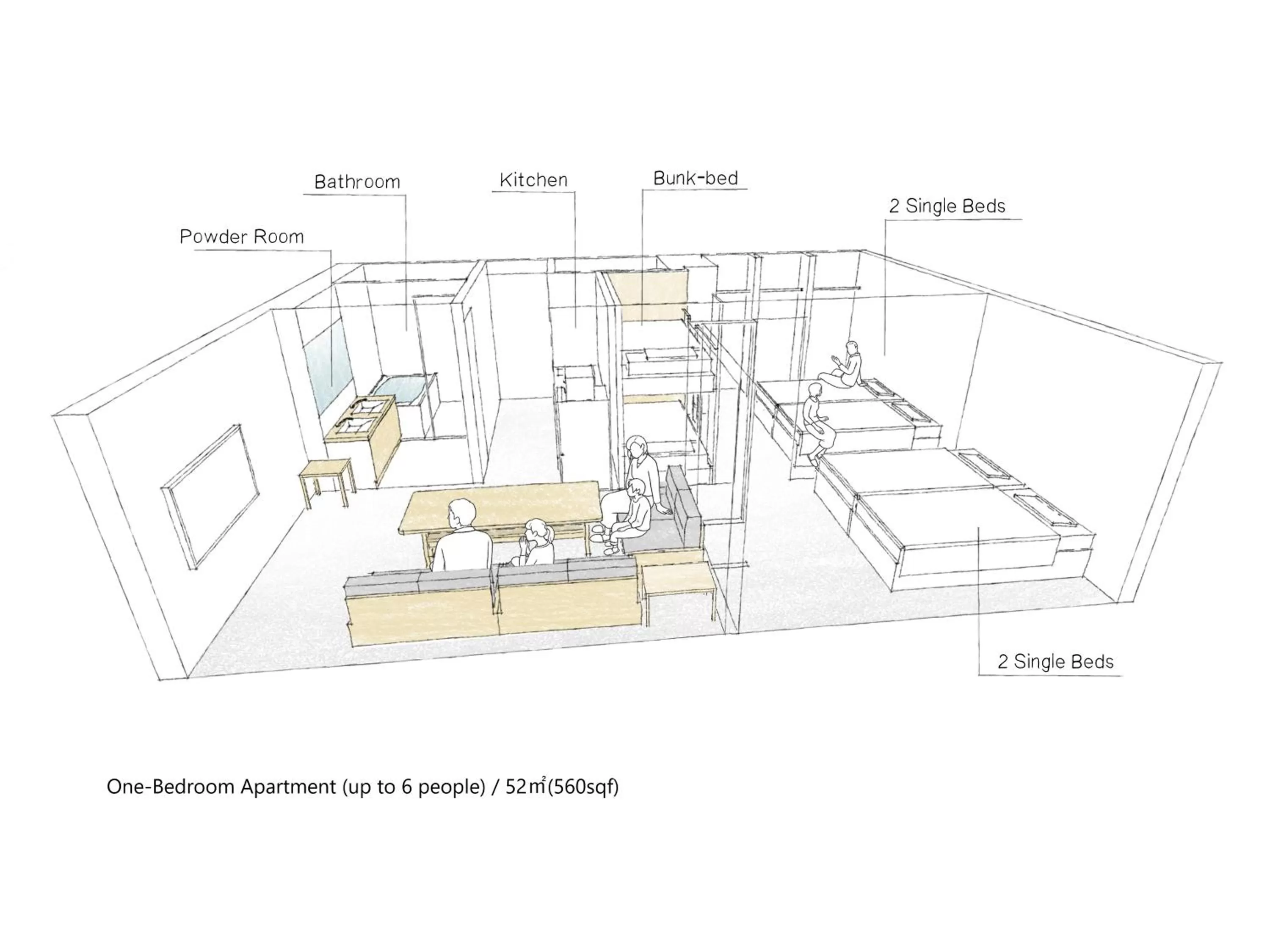 Floor plan in MIMARU Tokyo Asakusa Station