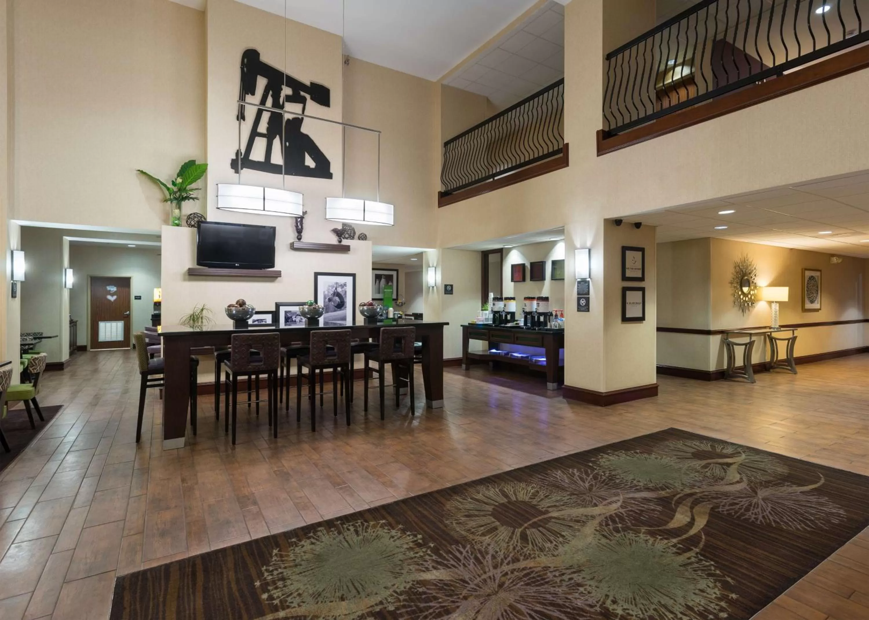 Lobby or reception in Hampton Inn by Hilton Odessa