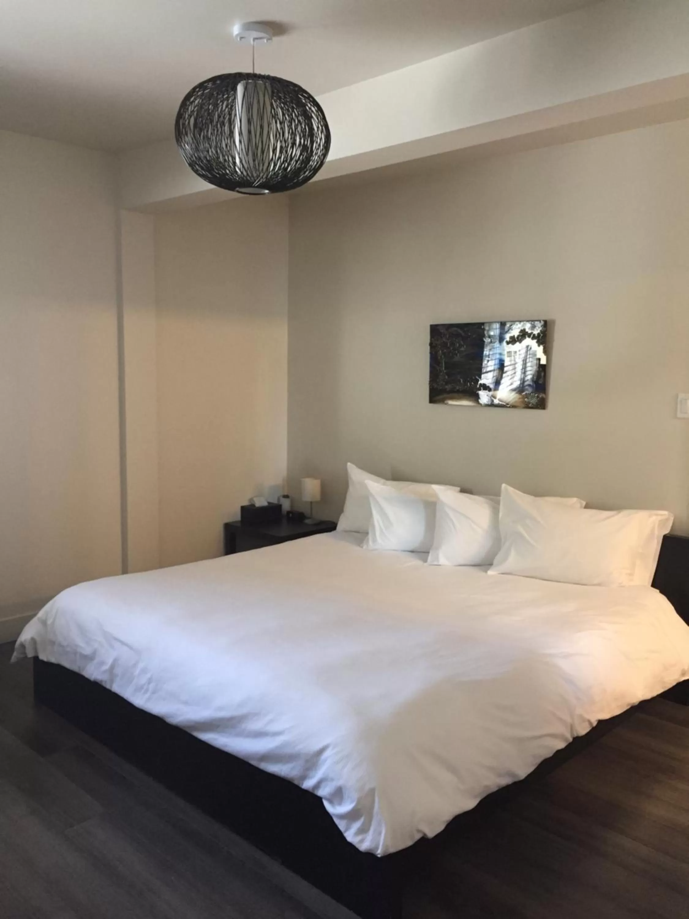 Bed in Orange Bistro