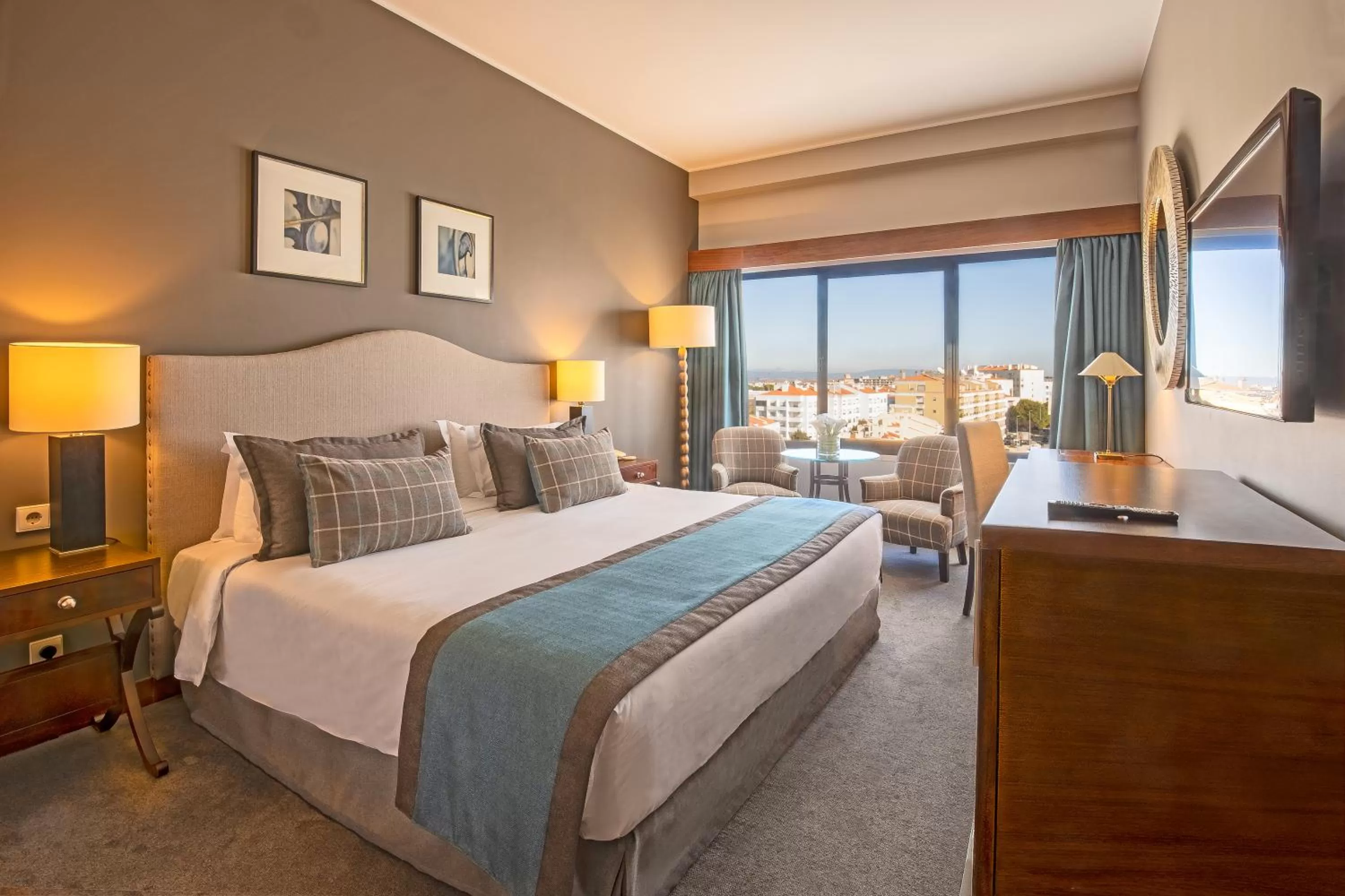 City view, Bed in Verdi Santarém