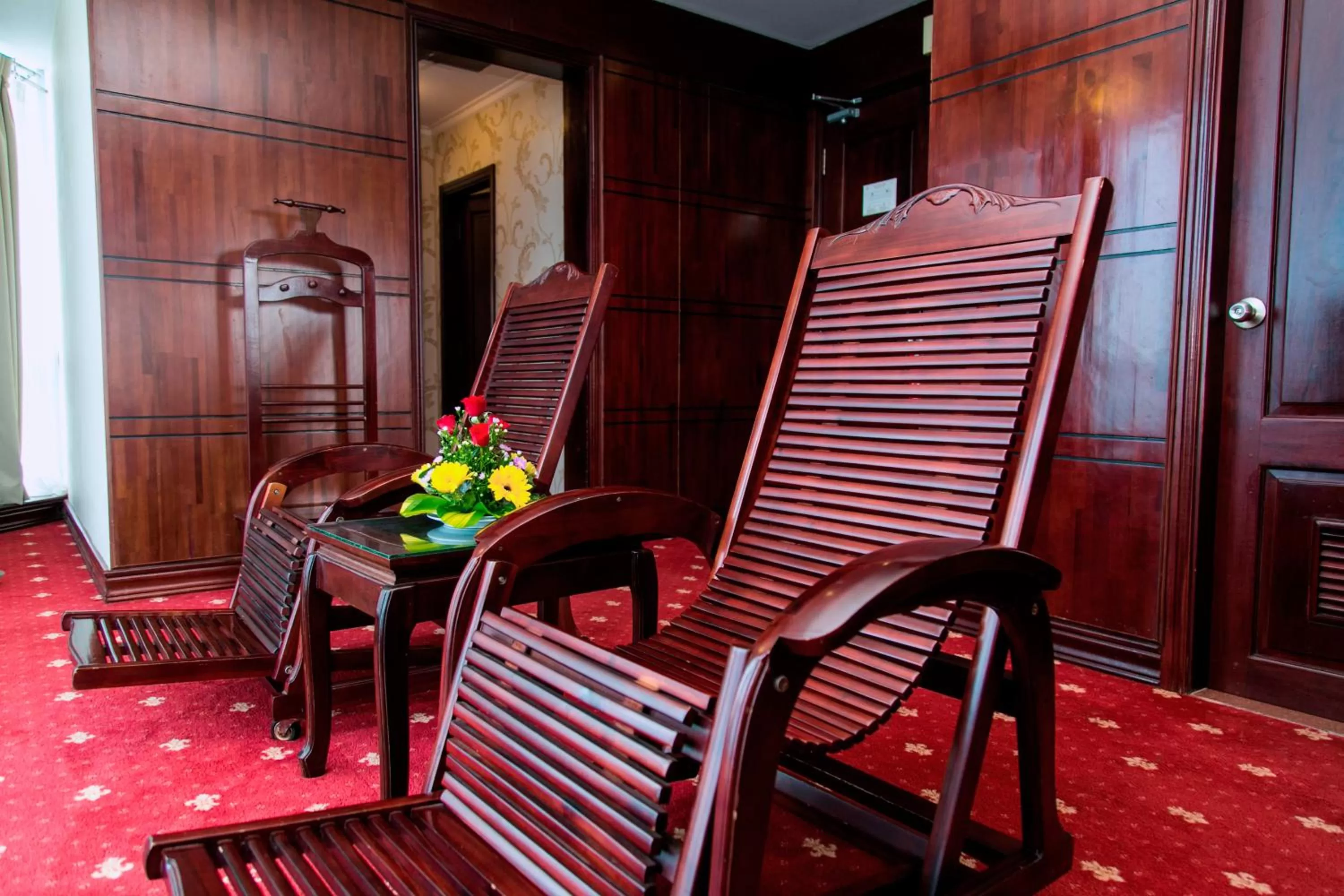 Seating area in Seagull Hotel