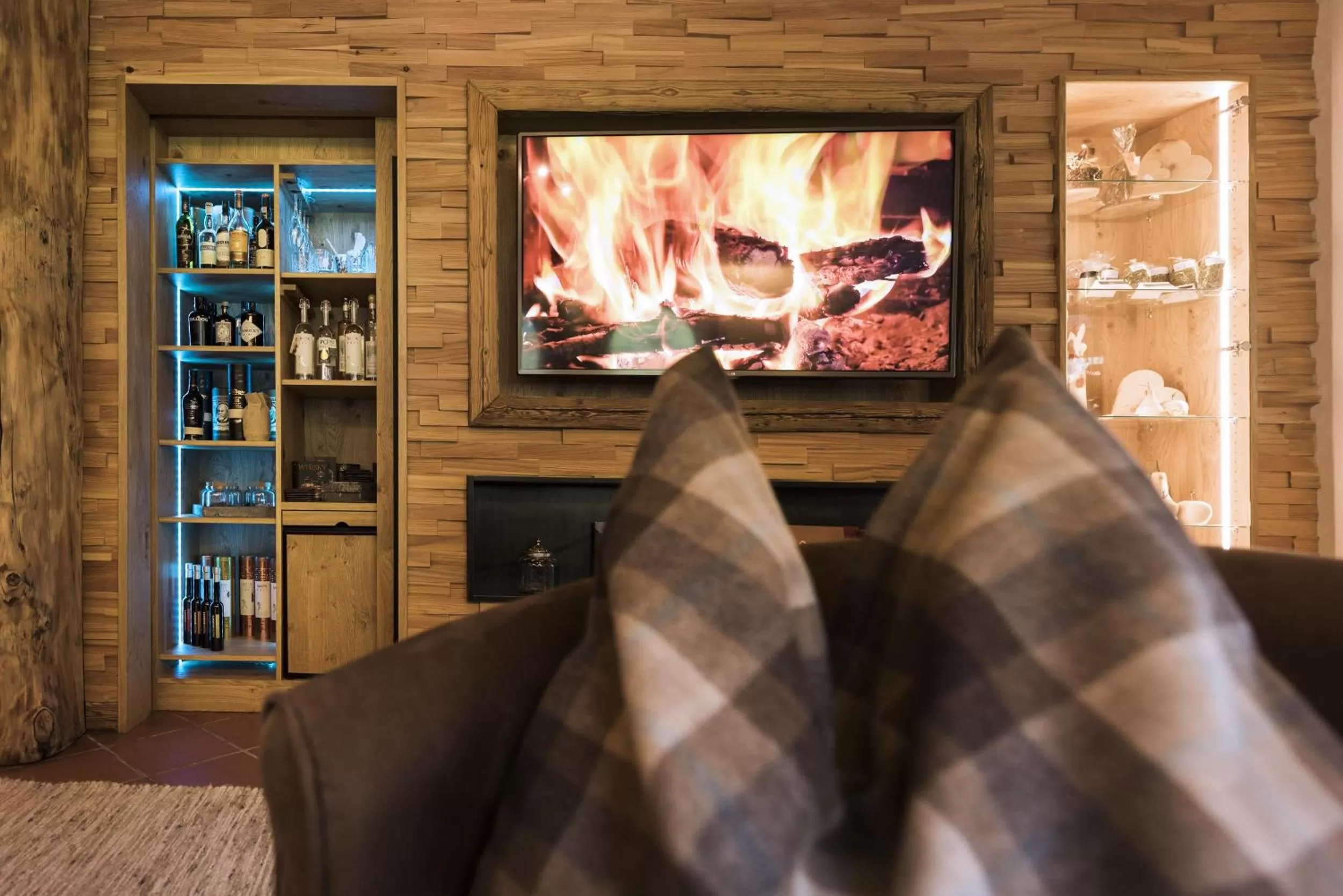 Communal lounge/ TV room in Hotel Stubaierhof