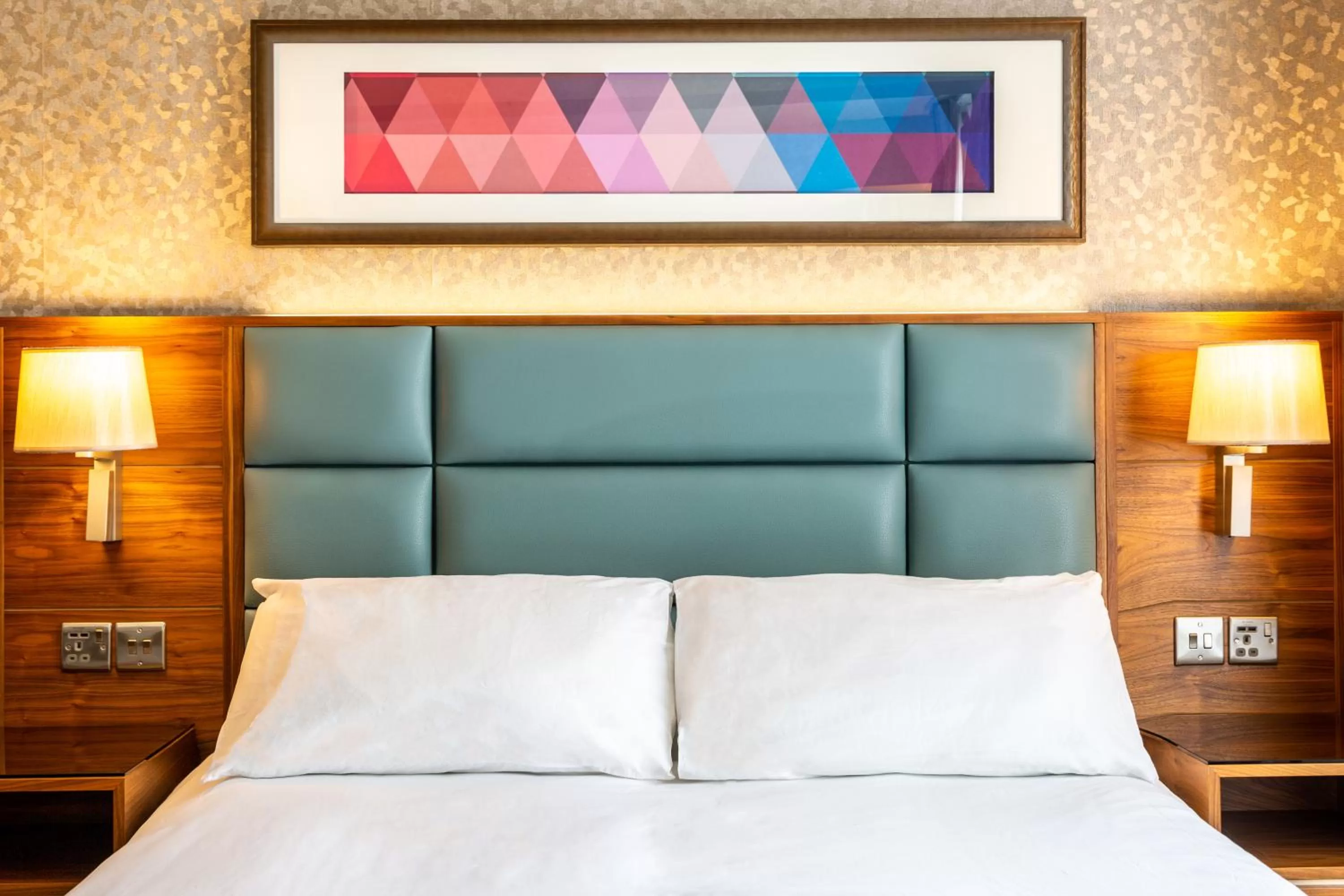 Bed in The Lensbury Resort