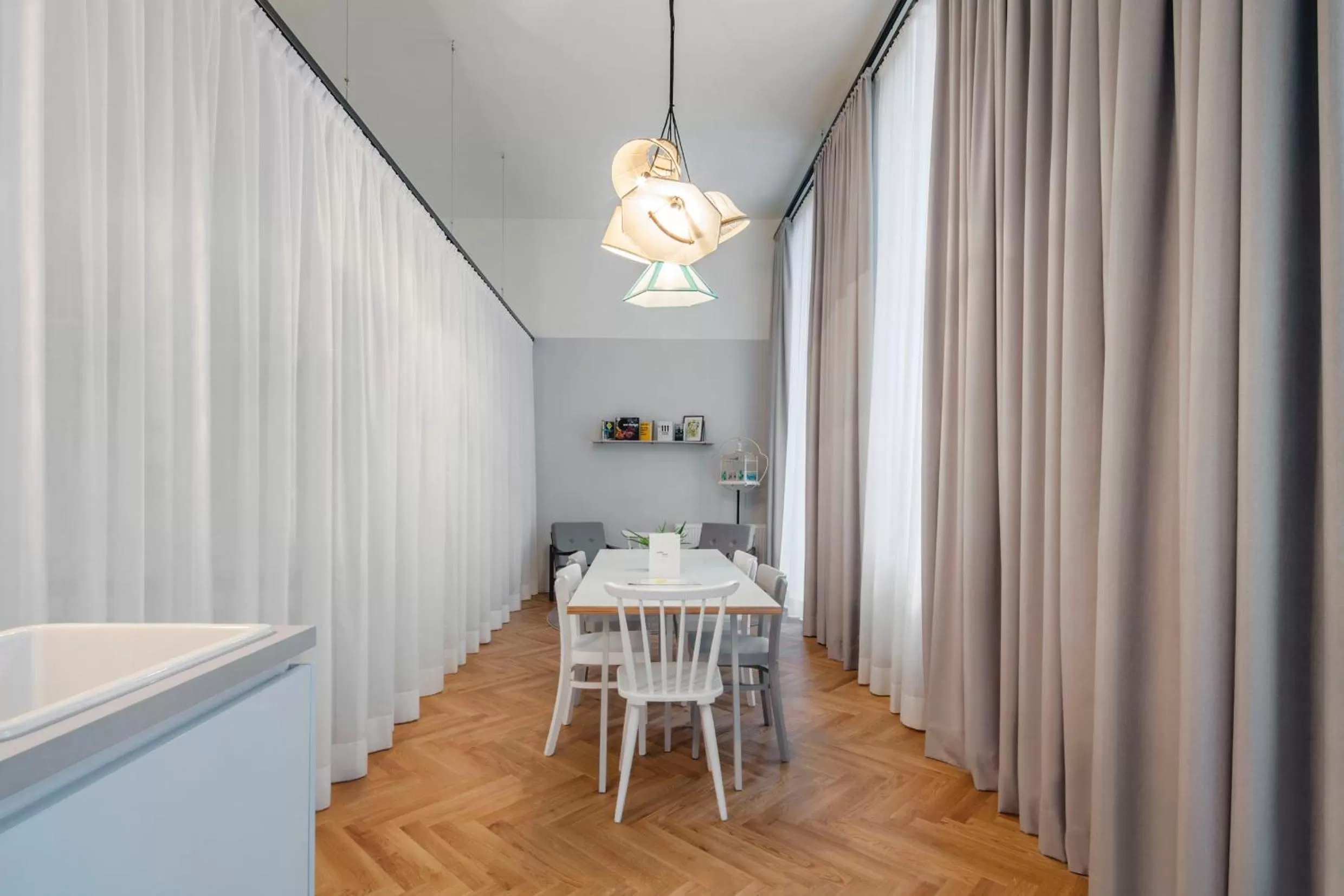 Seating area in grätzlhotel Karmelitermarkt