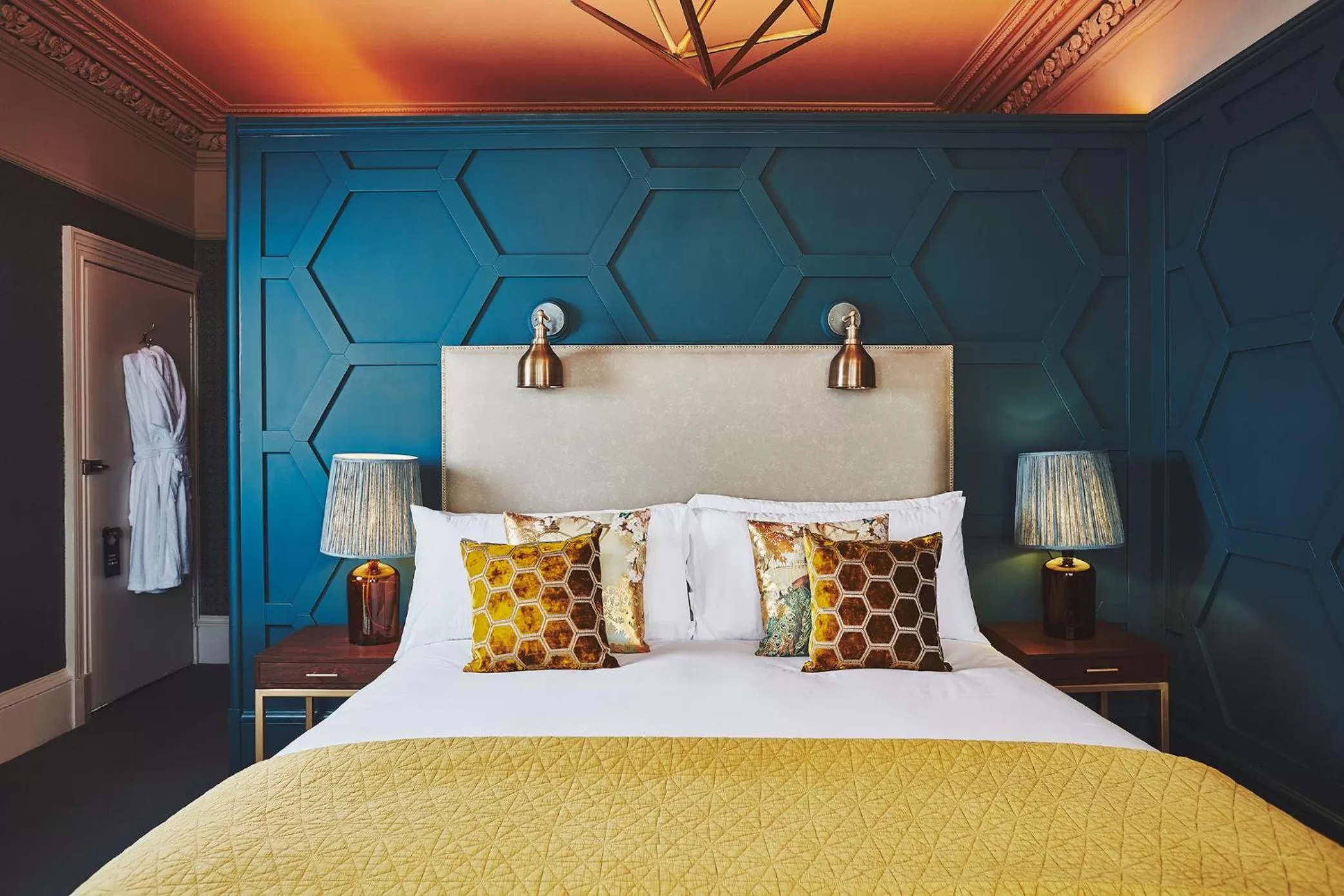 Decorative detail, Bed in No.26 By The Sea