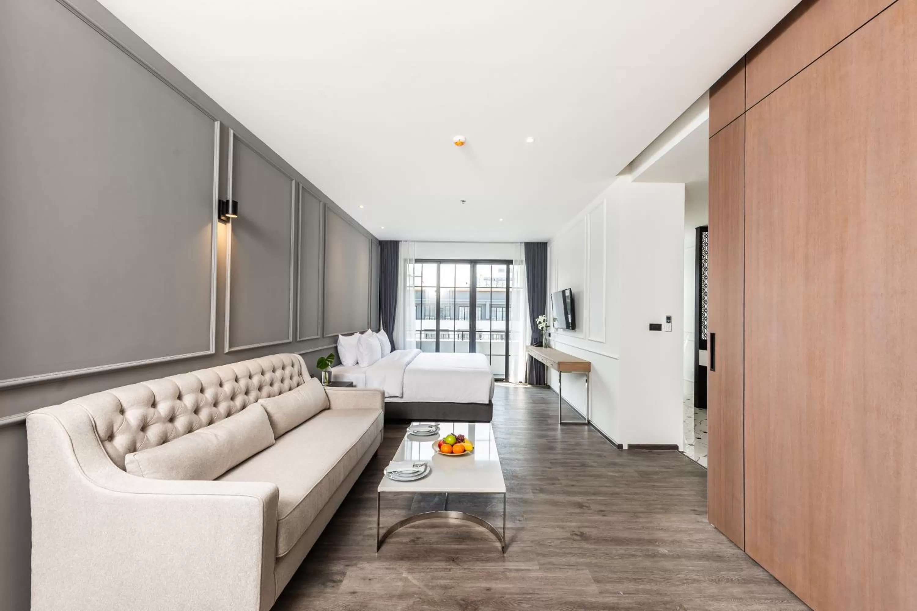 Bedroom in One Patio Hotel Pattaya - SHA Extra Plus