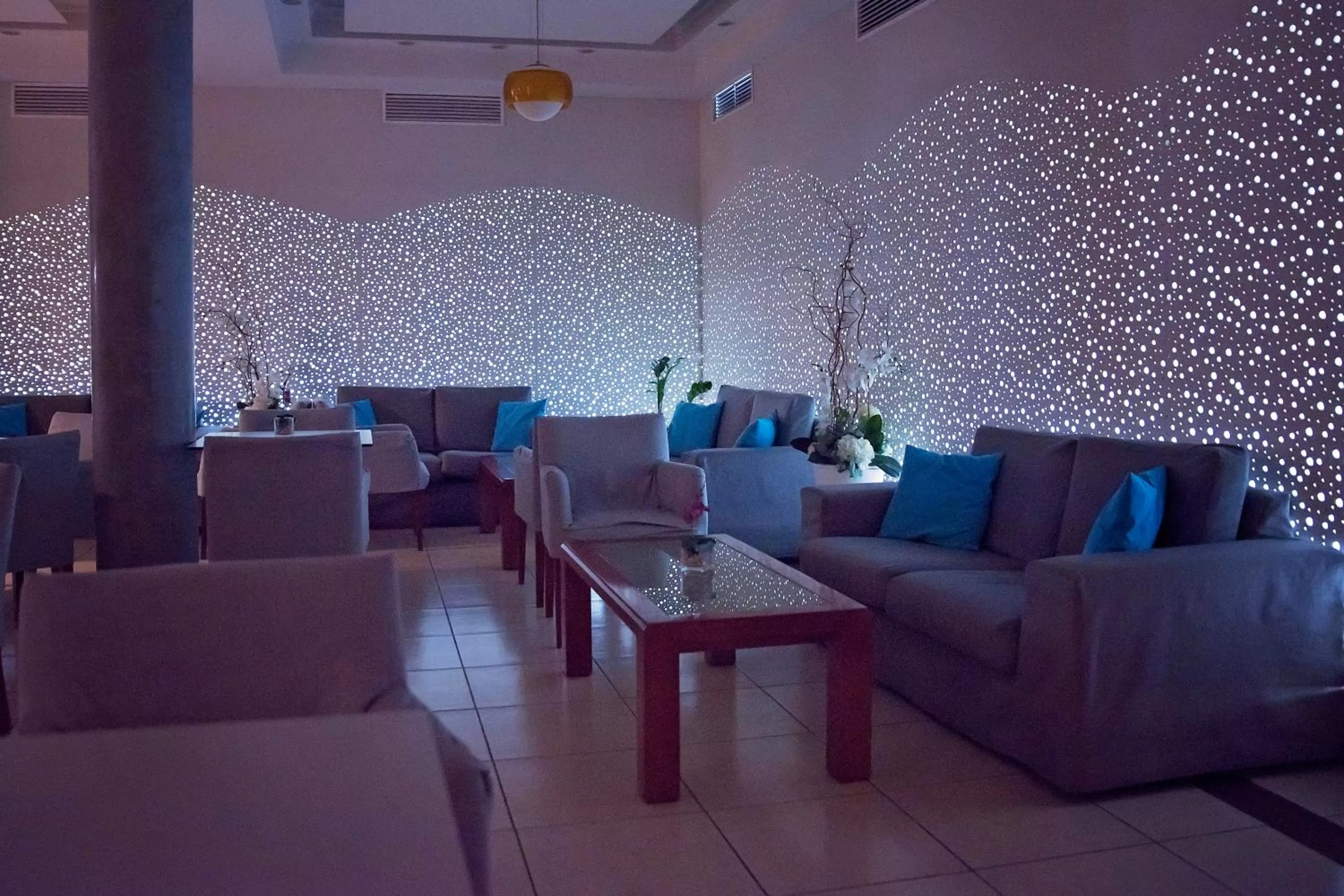 Lounge or bar in Pyramos Hotel