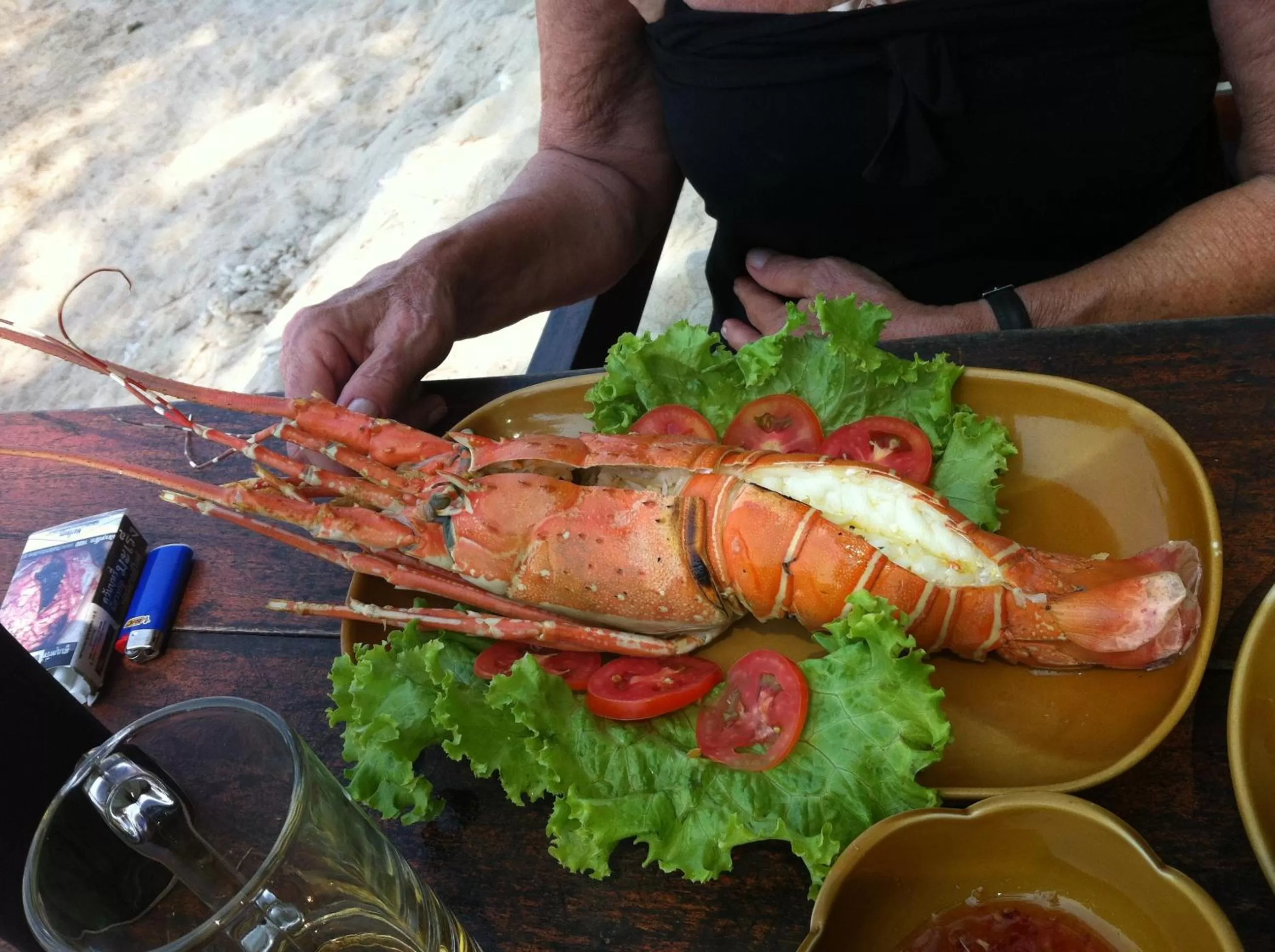 Dinner in Ao Thong beach Bungalows
