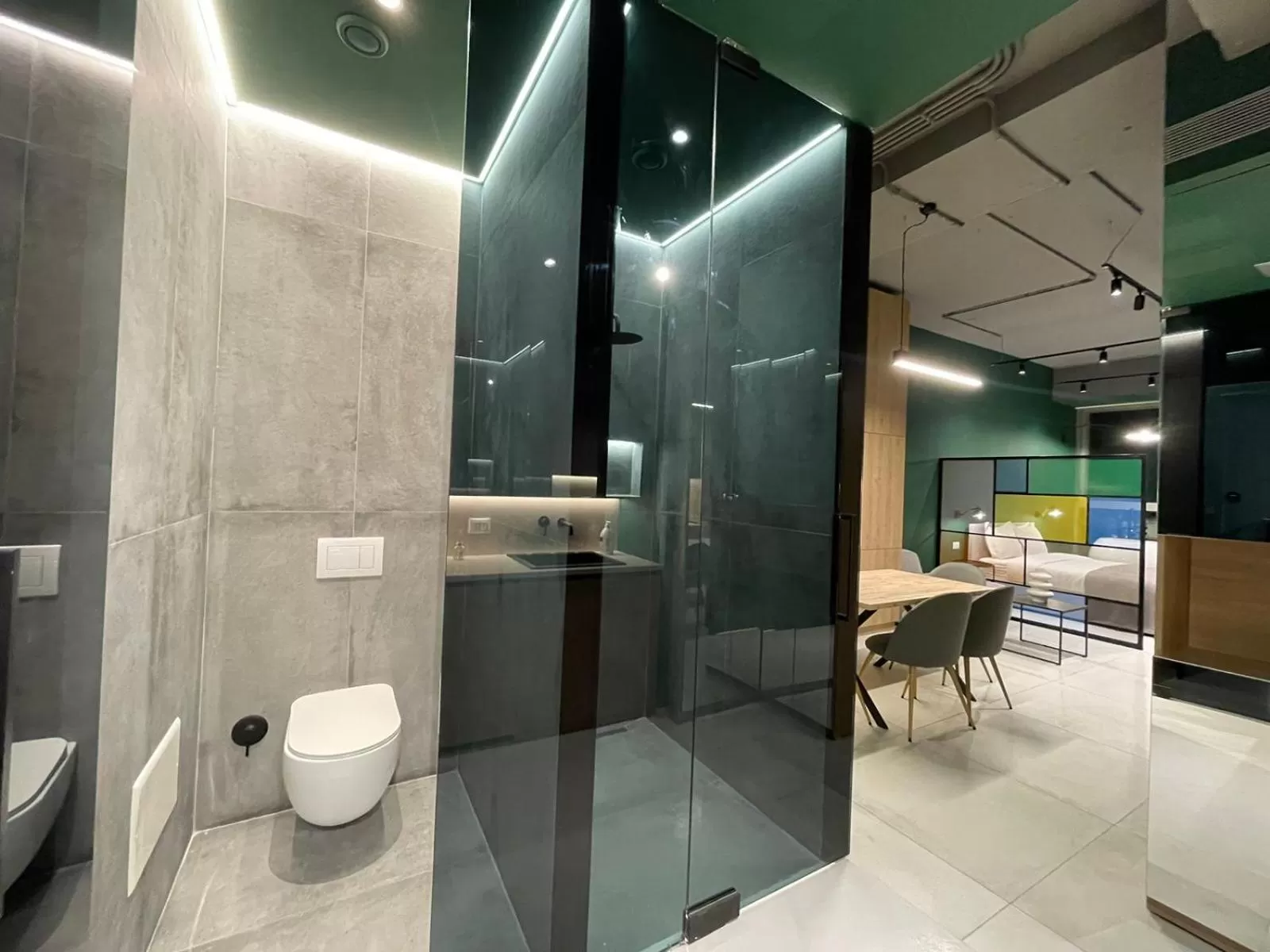 Shower, Bathroom in Ambassador Skyline Apartments