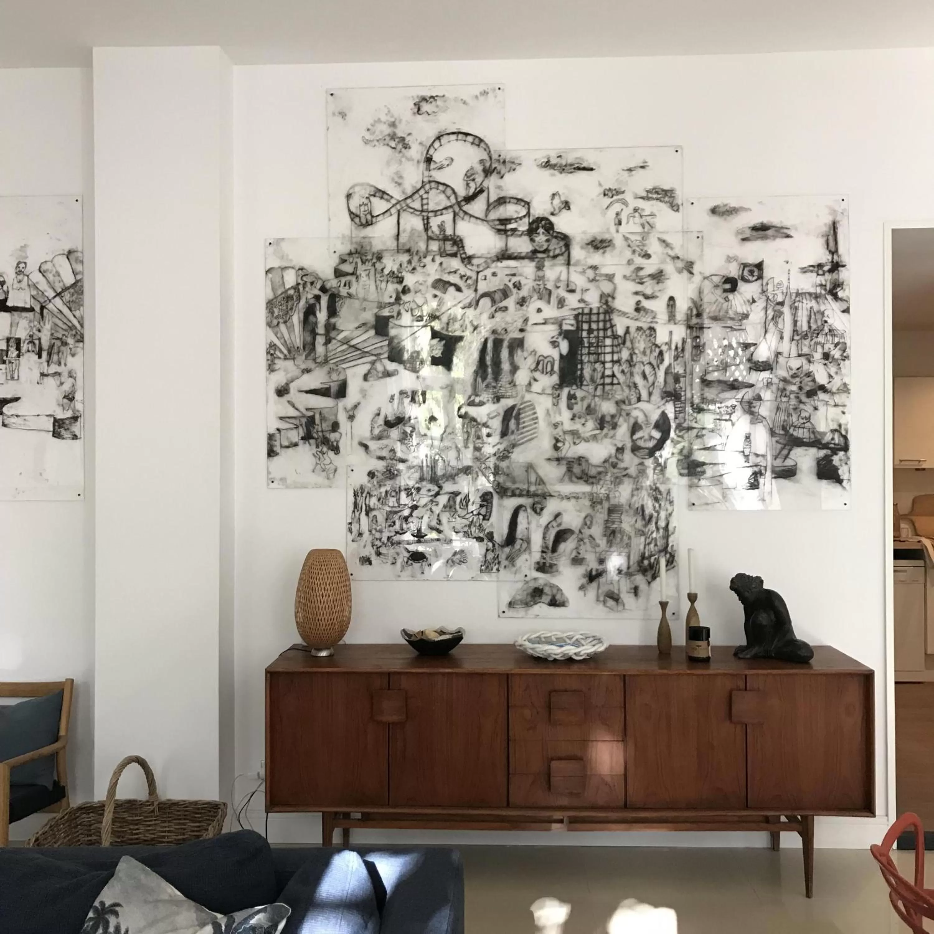 Living room, Lobby/Reception in Chambres d'hôtes CASA MUSA - NICE