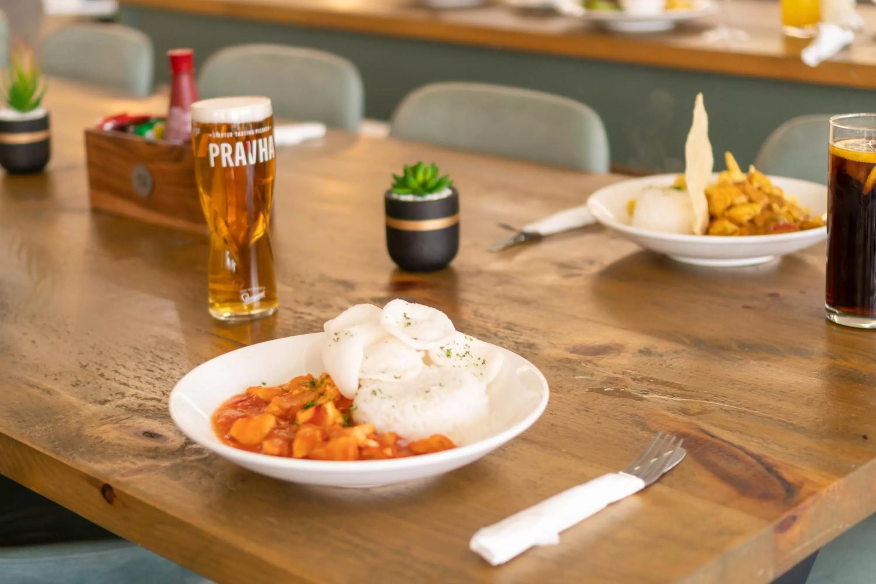 Food and drinks in Aberystwyth Park Lodge Hotel