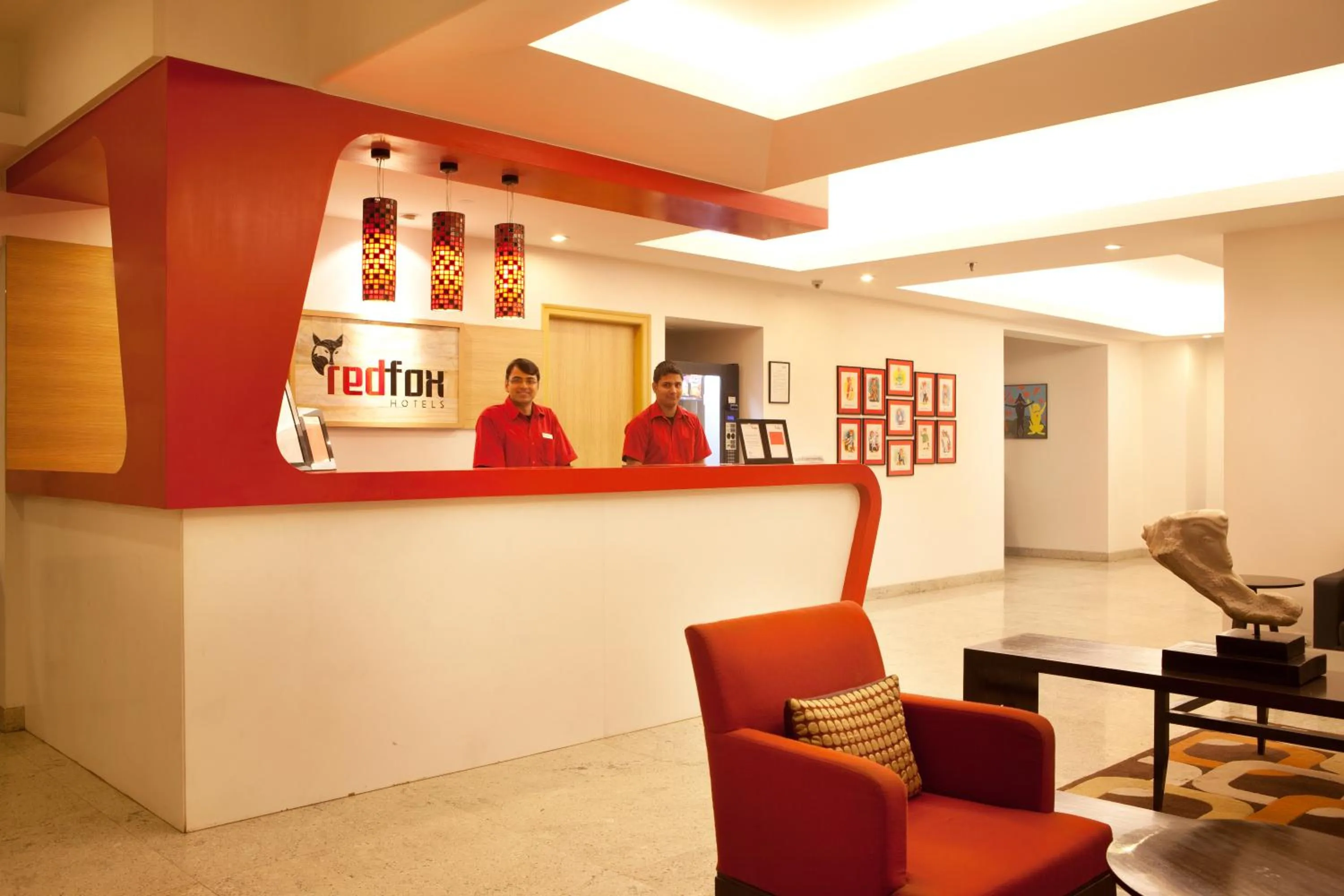 Lobby or reception in Red Fox by Lemon Tree Hotels, East Delhi