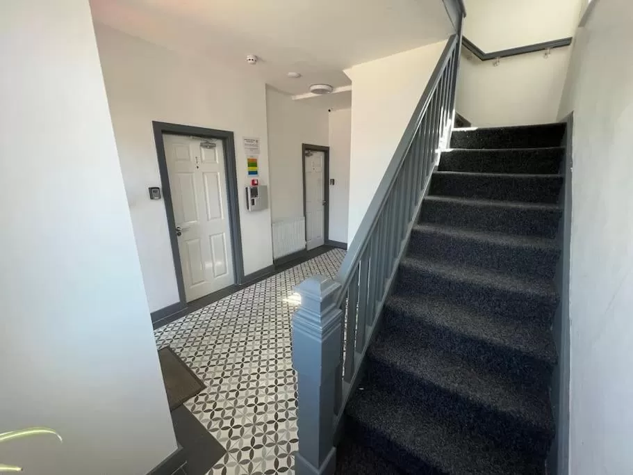 Facade/entrance in Newly refurbished studio, great location 8 studios