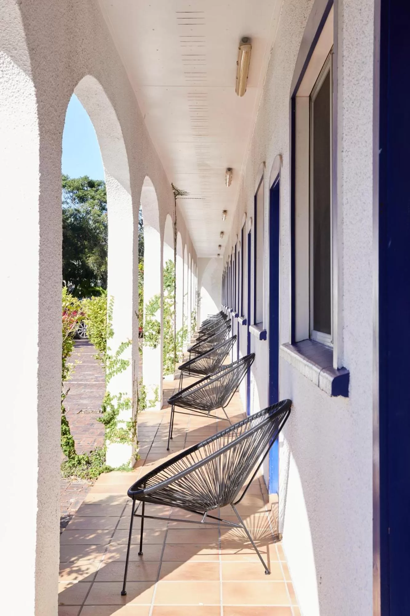 Balcony/Terrace in The Sails Motel Brunswick Heads