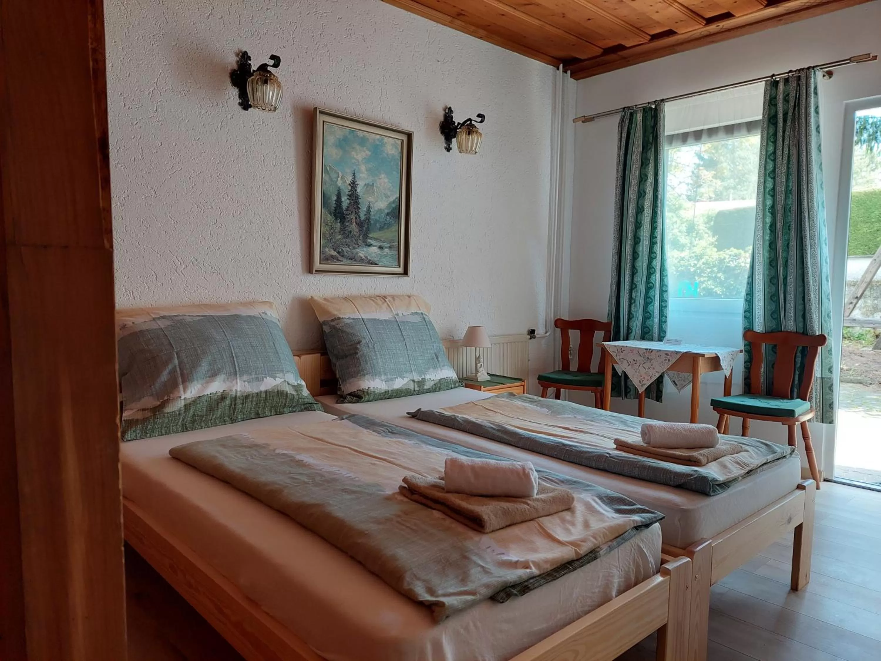 Bed in Pension Welserhof