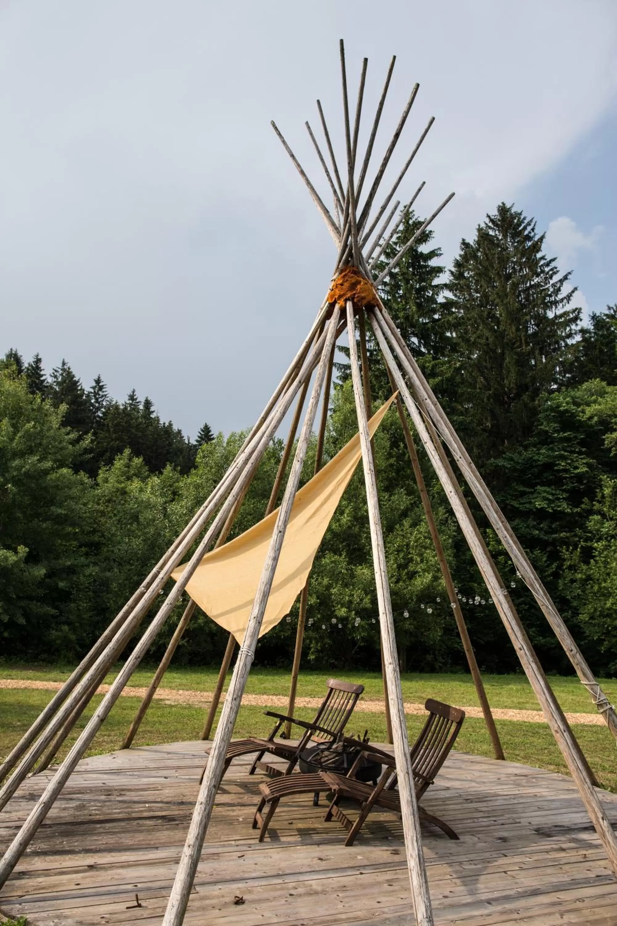Patio in Korošec Apartments and Wellness Centre