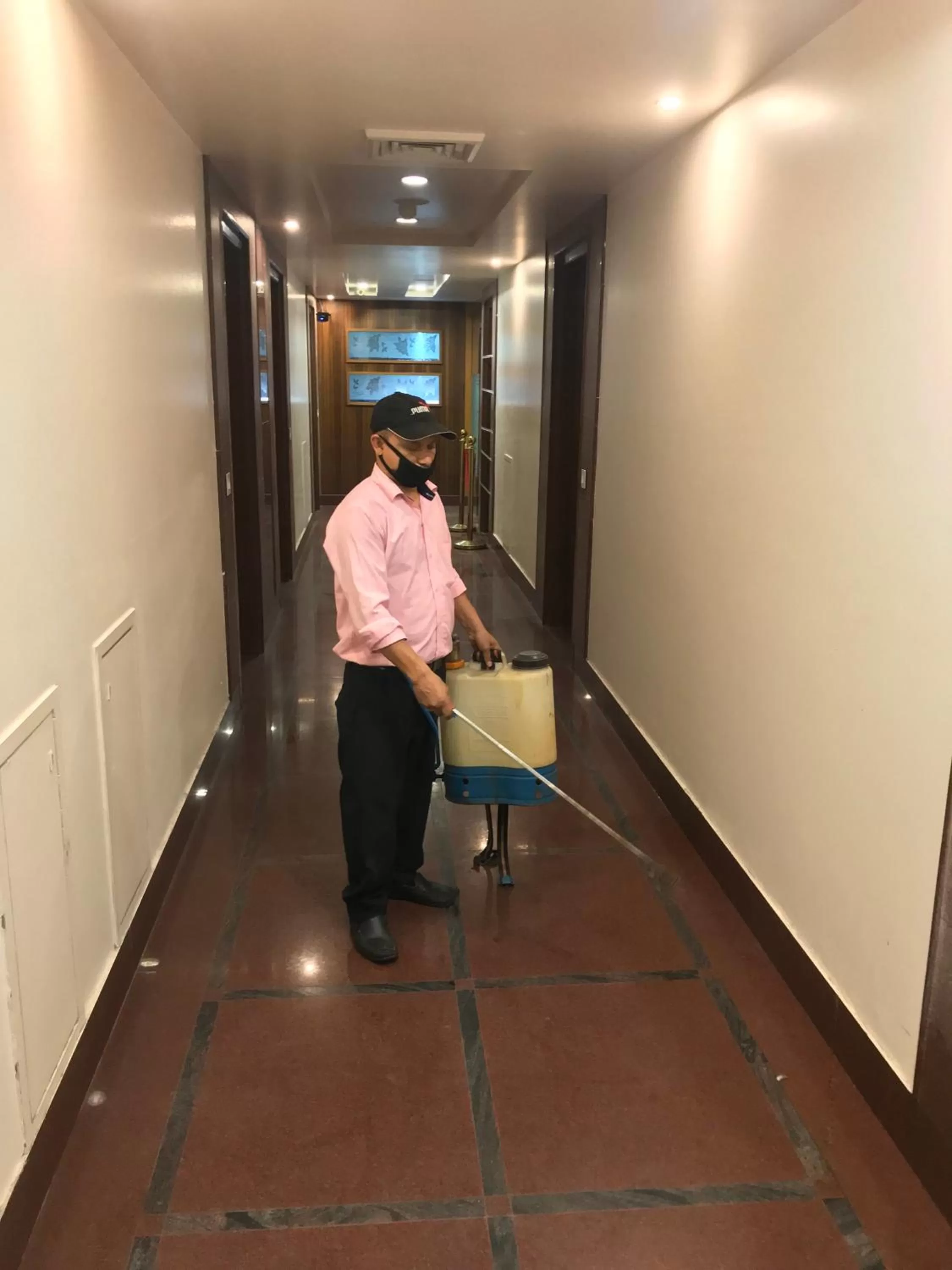 Staff in Hotel Leela Grande