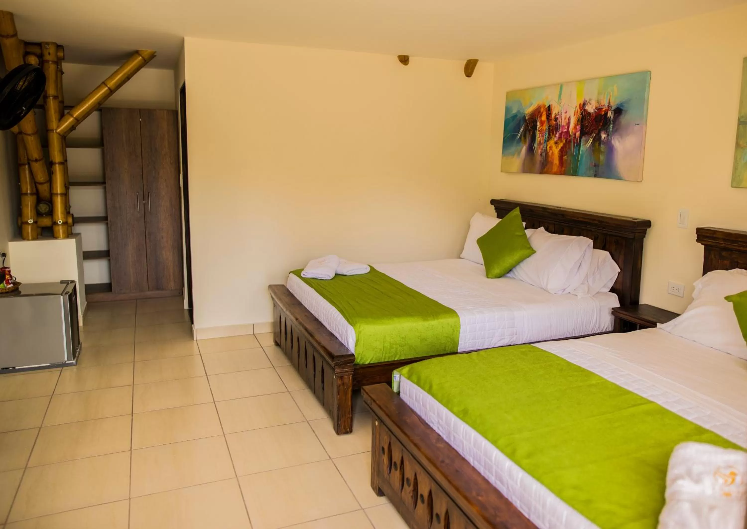 Bed in La Victoria Hotel Campestre