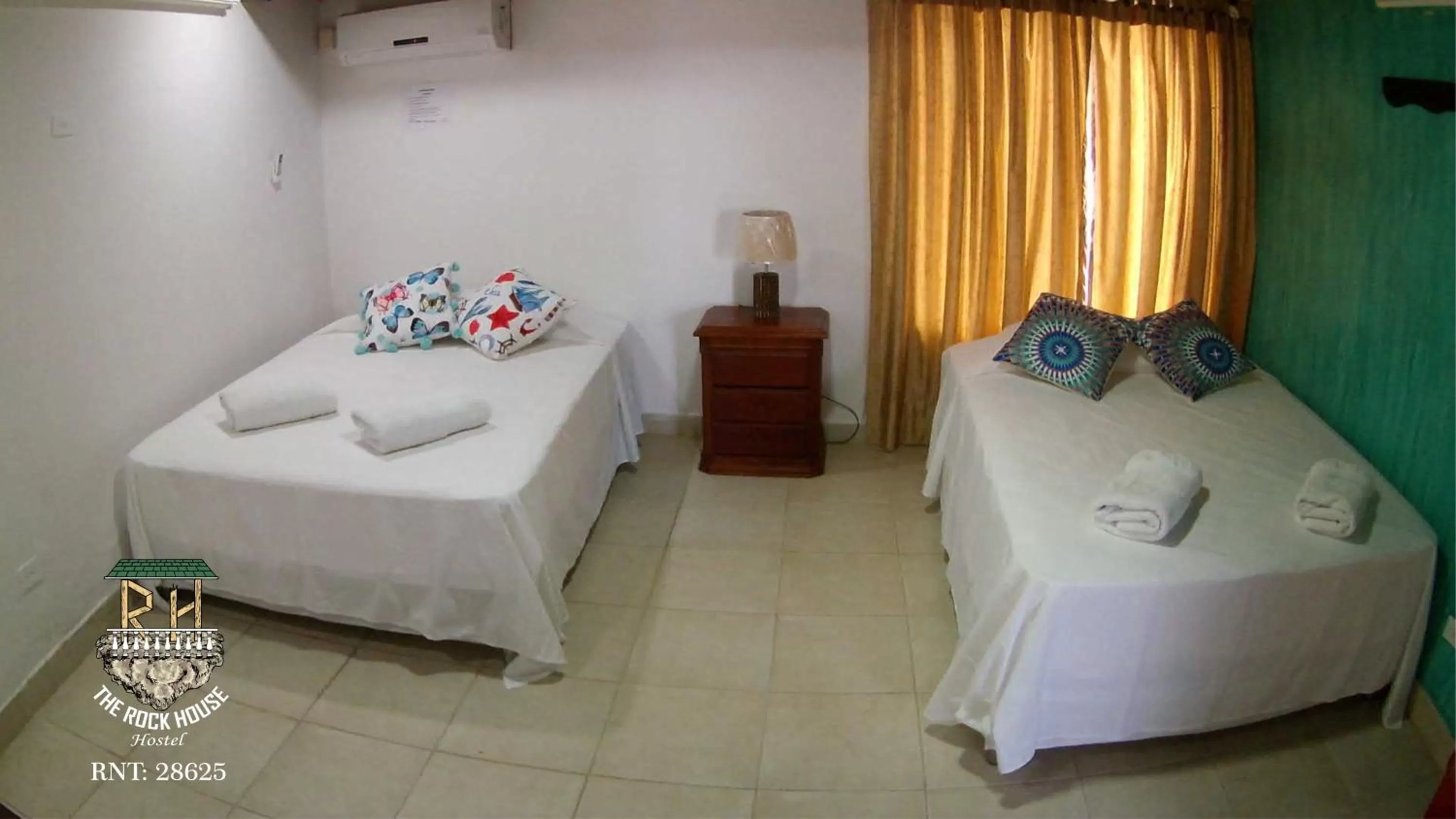 Bed in The Rock House Eco