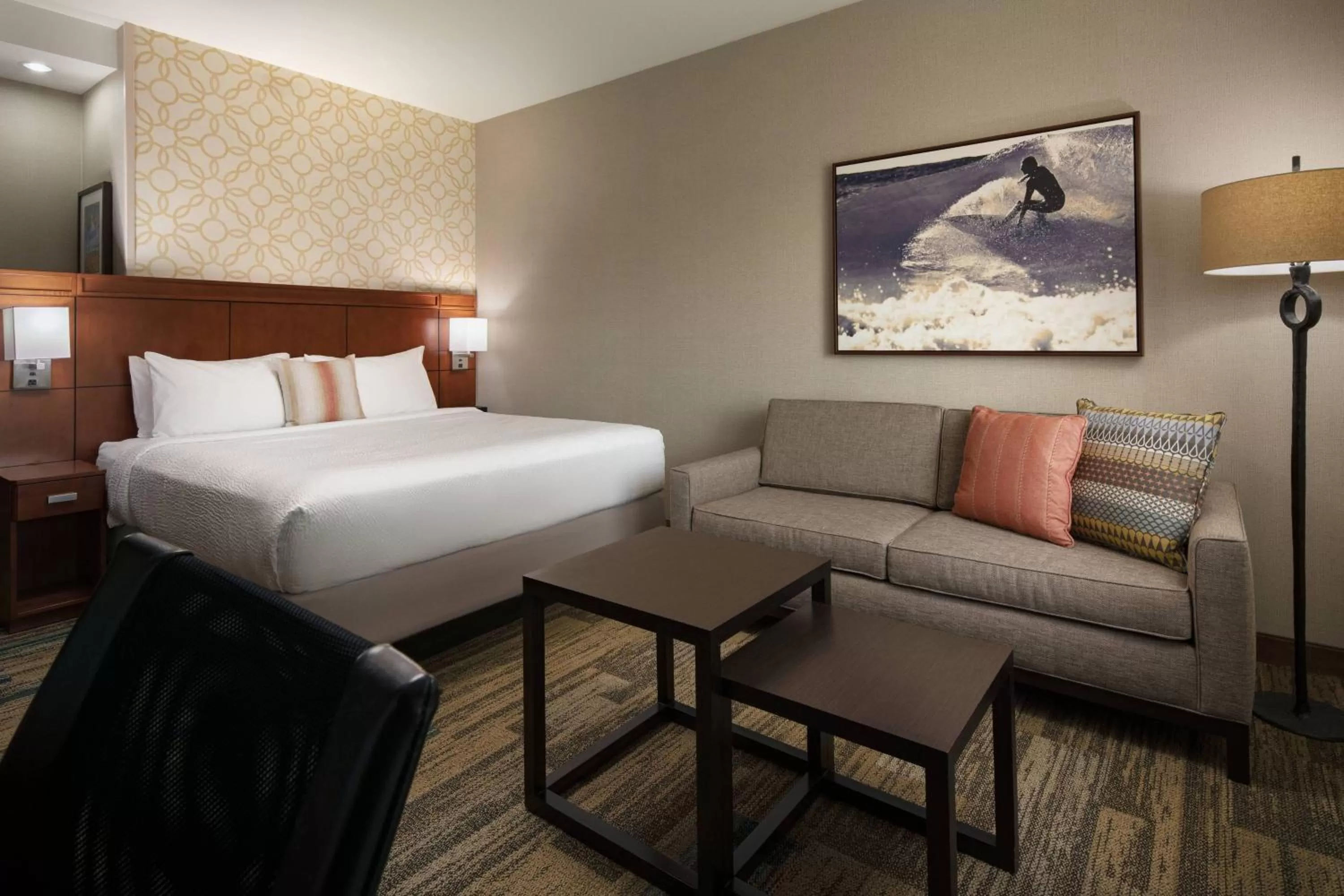 King Room with Sofa Bed - Hearing Accessible in Courtyard by Marriott Santa Barbara Goleta