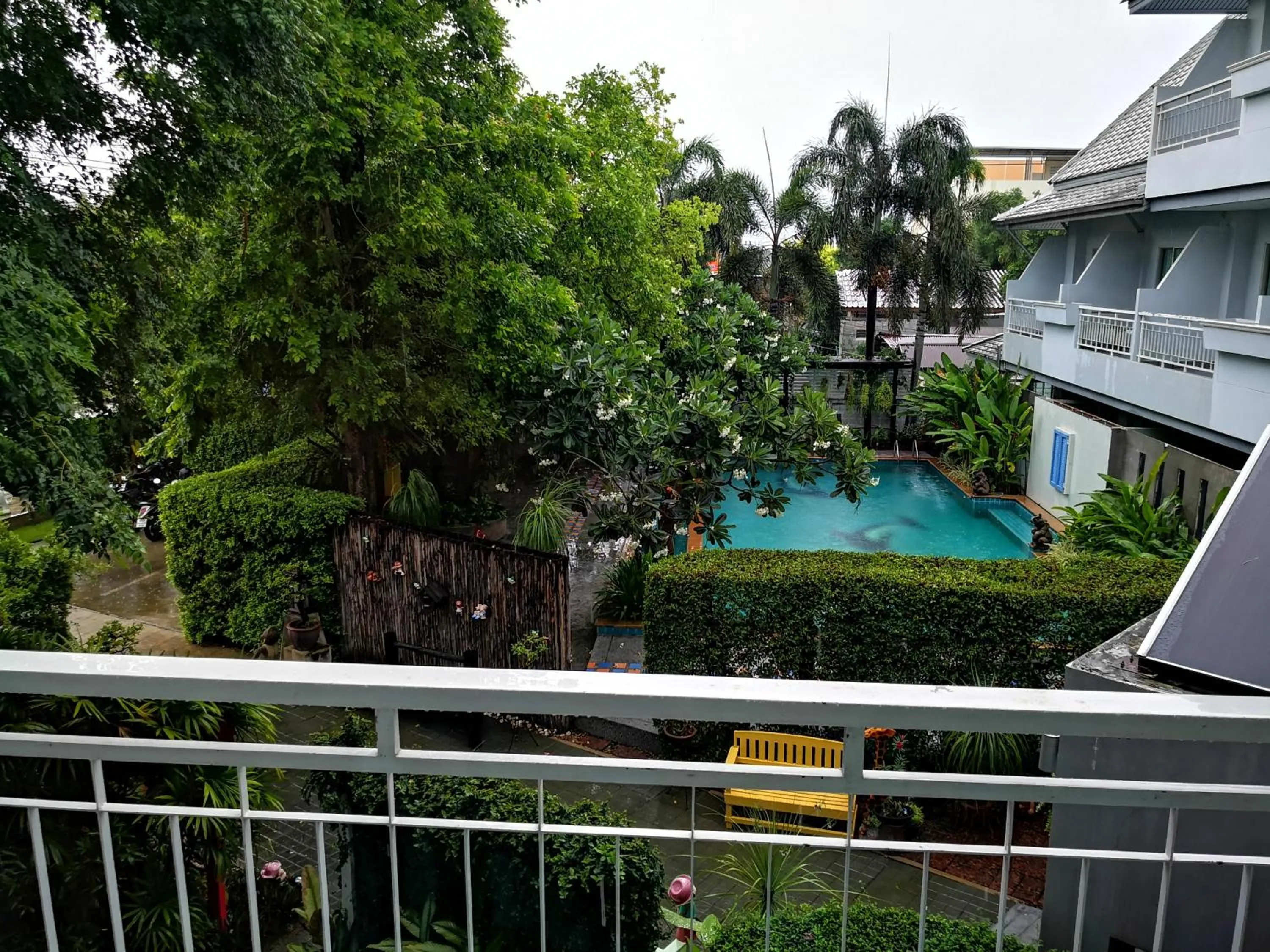 Pool view in Baan Suksiri Hotel
