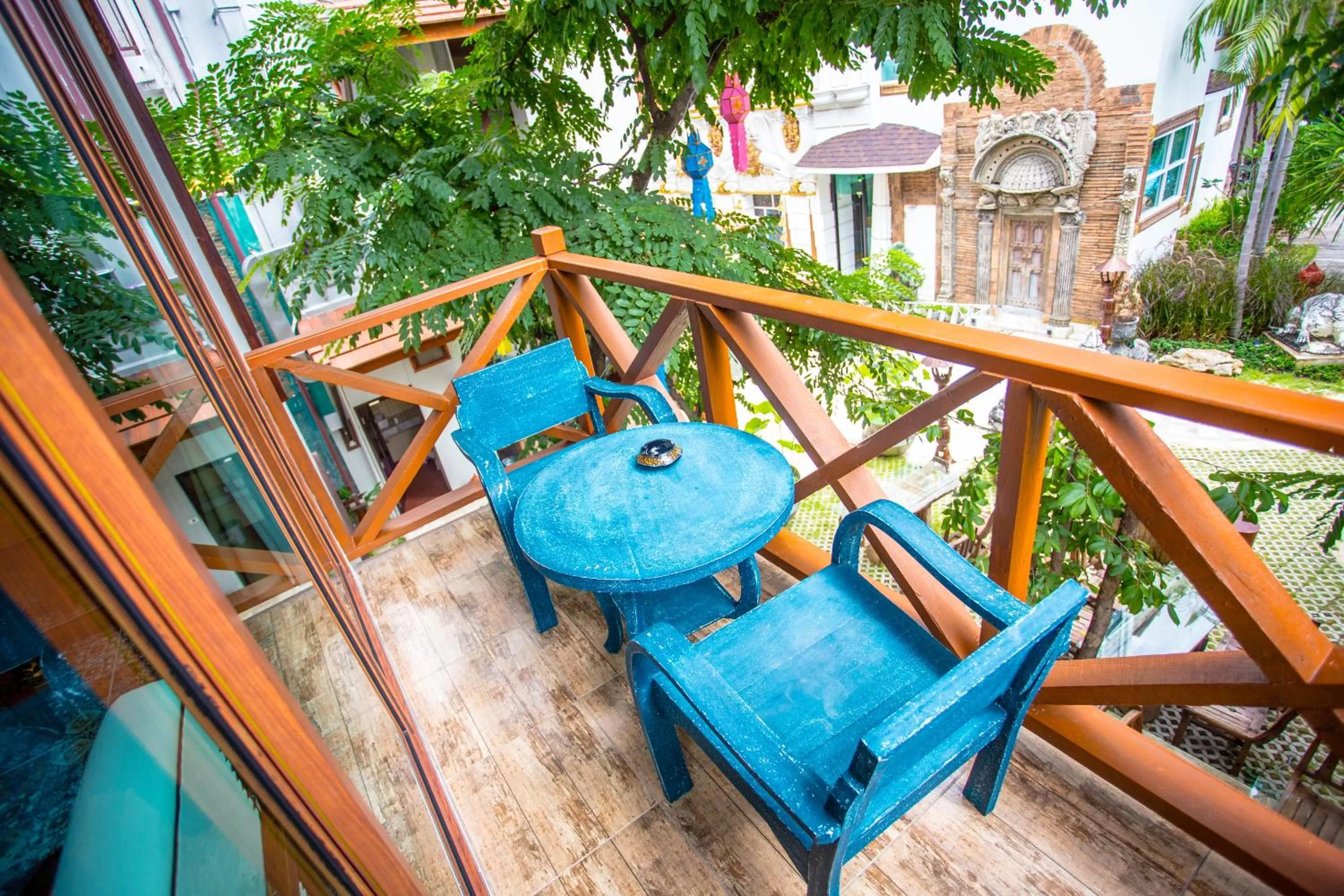Balcony/Terrace in Pingdoi Hualin Boutique Hotel