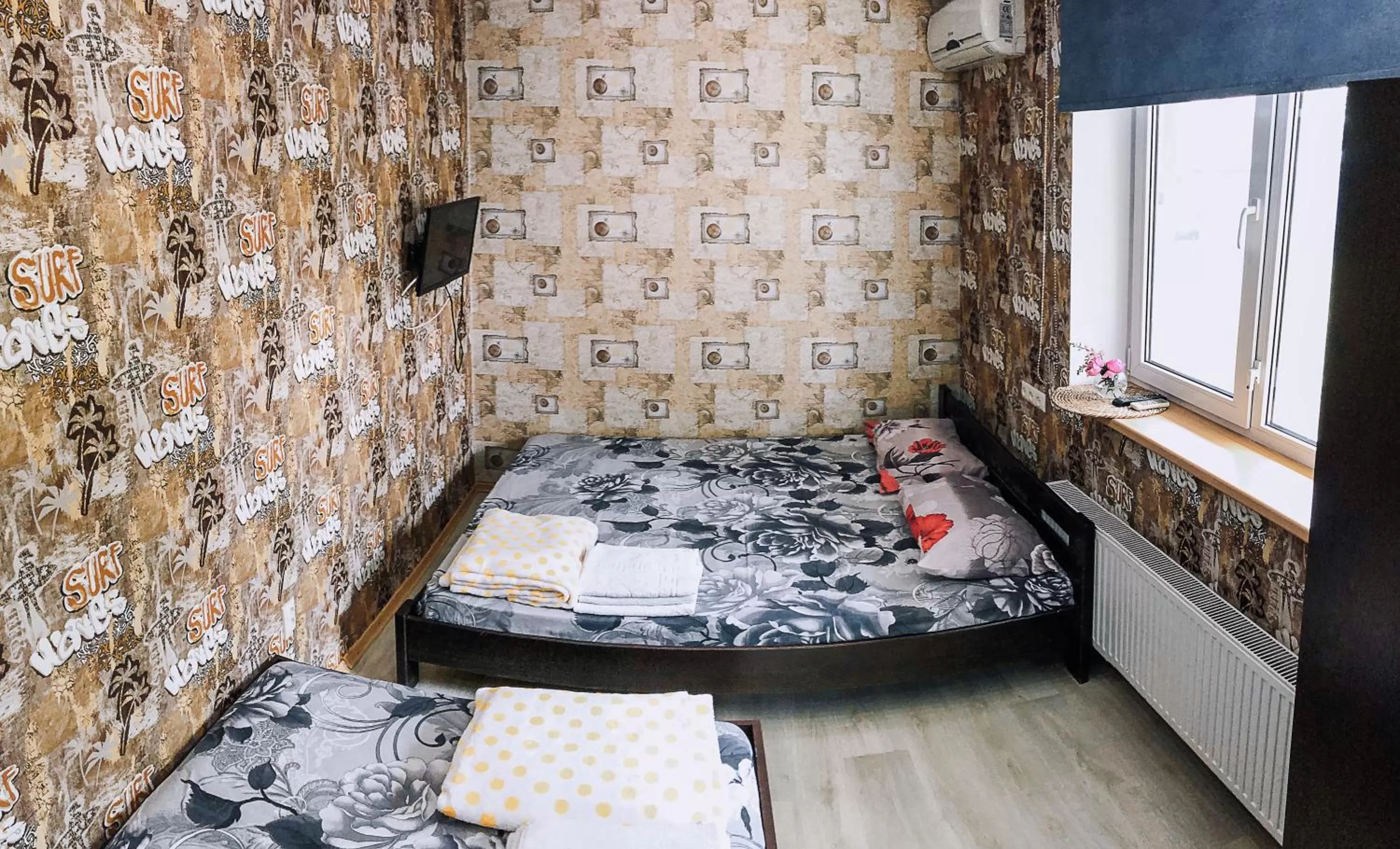 Bed in Zolotoy Bereg Hotel