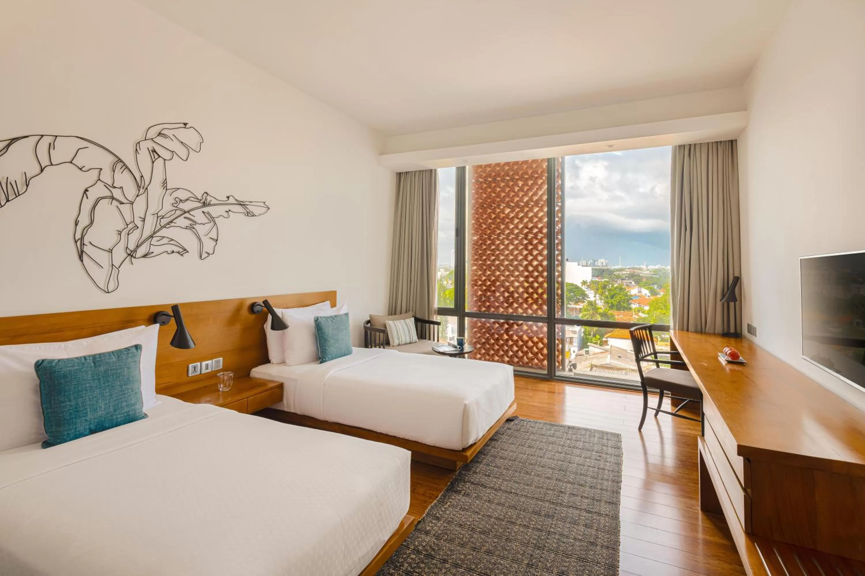 Bed in Jetwing Colombo Seven