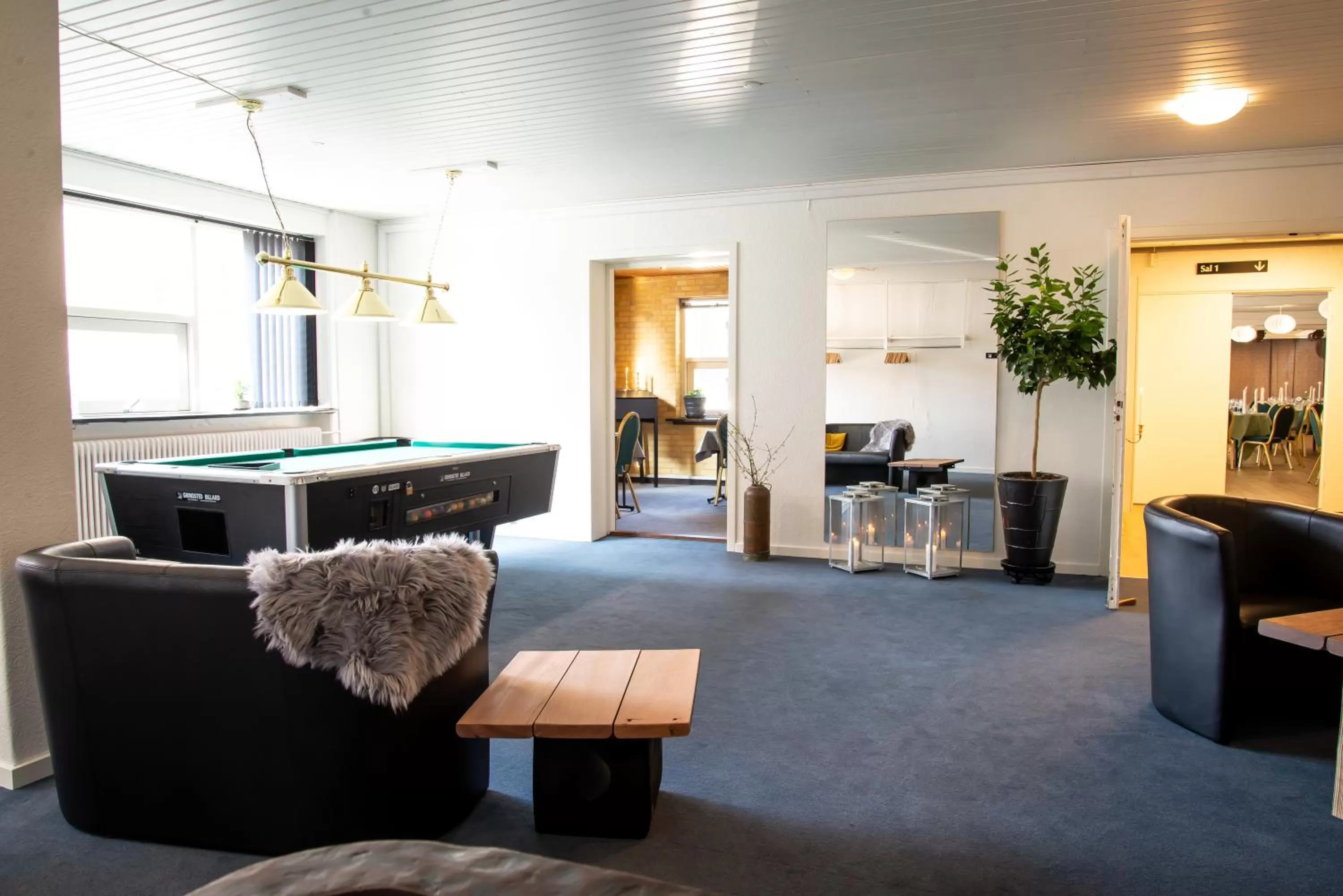 Billiard in Hotel Vildbjerg