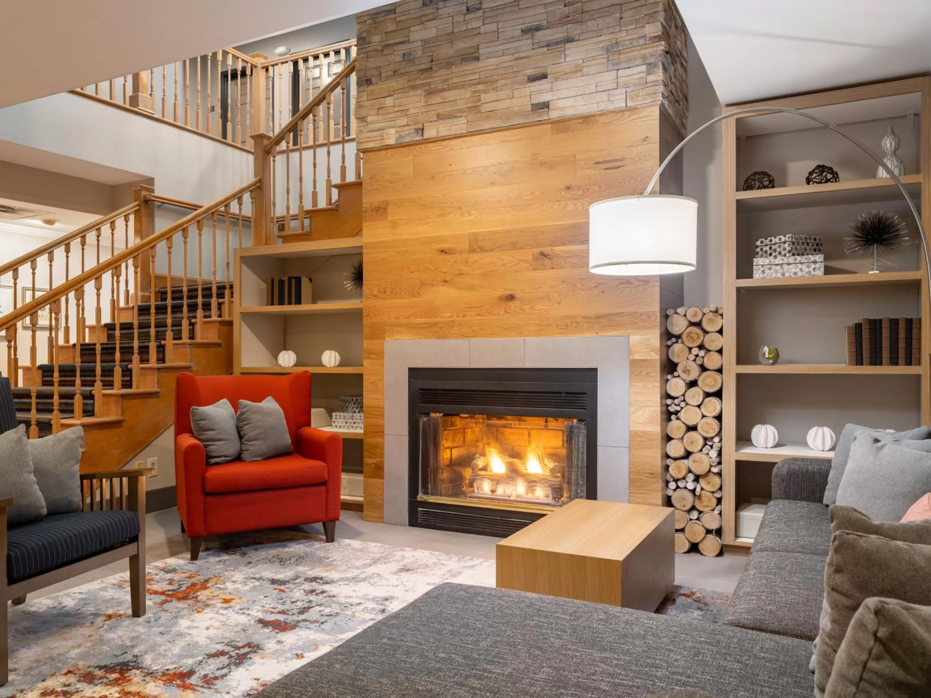 Communal lounge/ TV room in Country Inn & Suites by Radisson, Maumee - Toledo