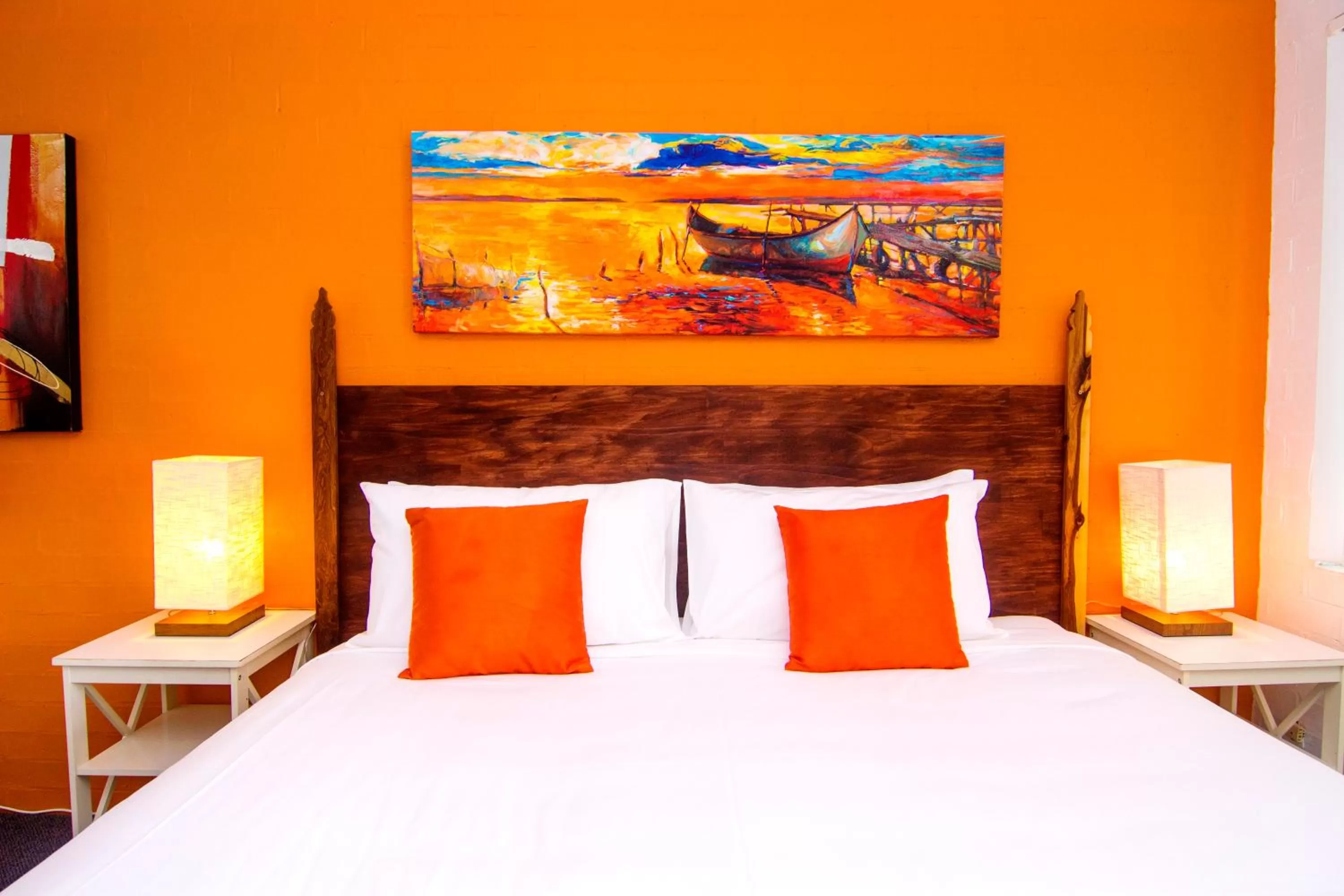 Bed in Crescent Motel Taree