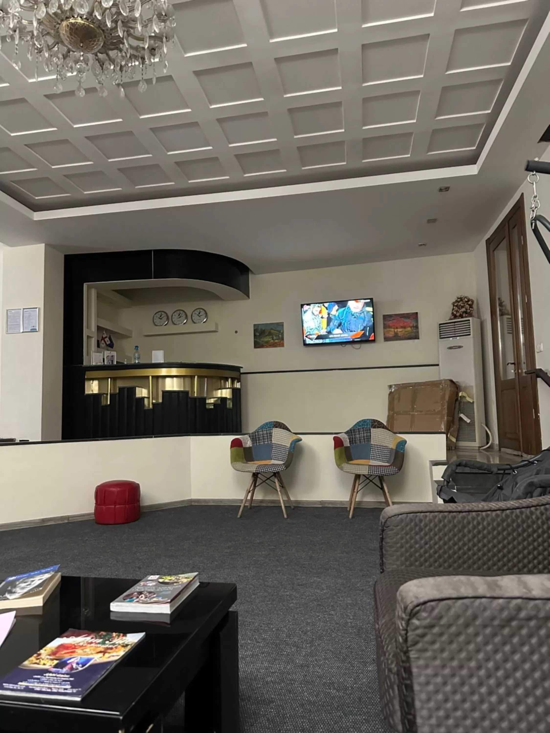 Seating area, Lobby/Reception in villa old sololaki