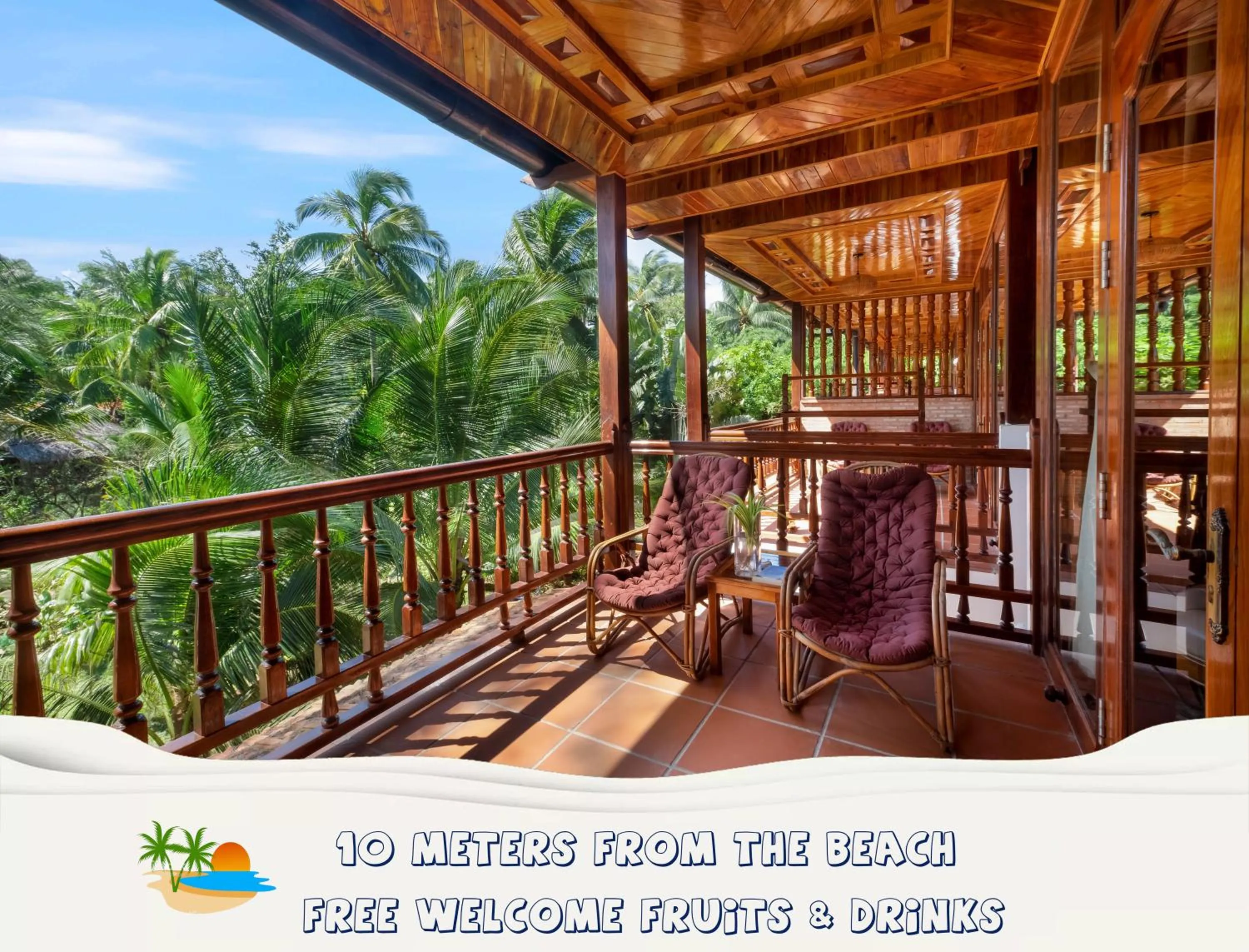 Balcony/Terrace in Coco Palm Beach Resort