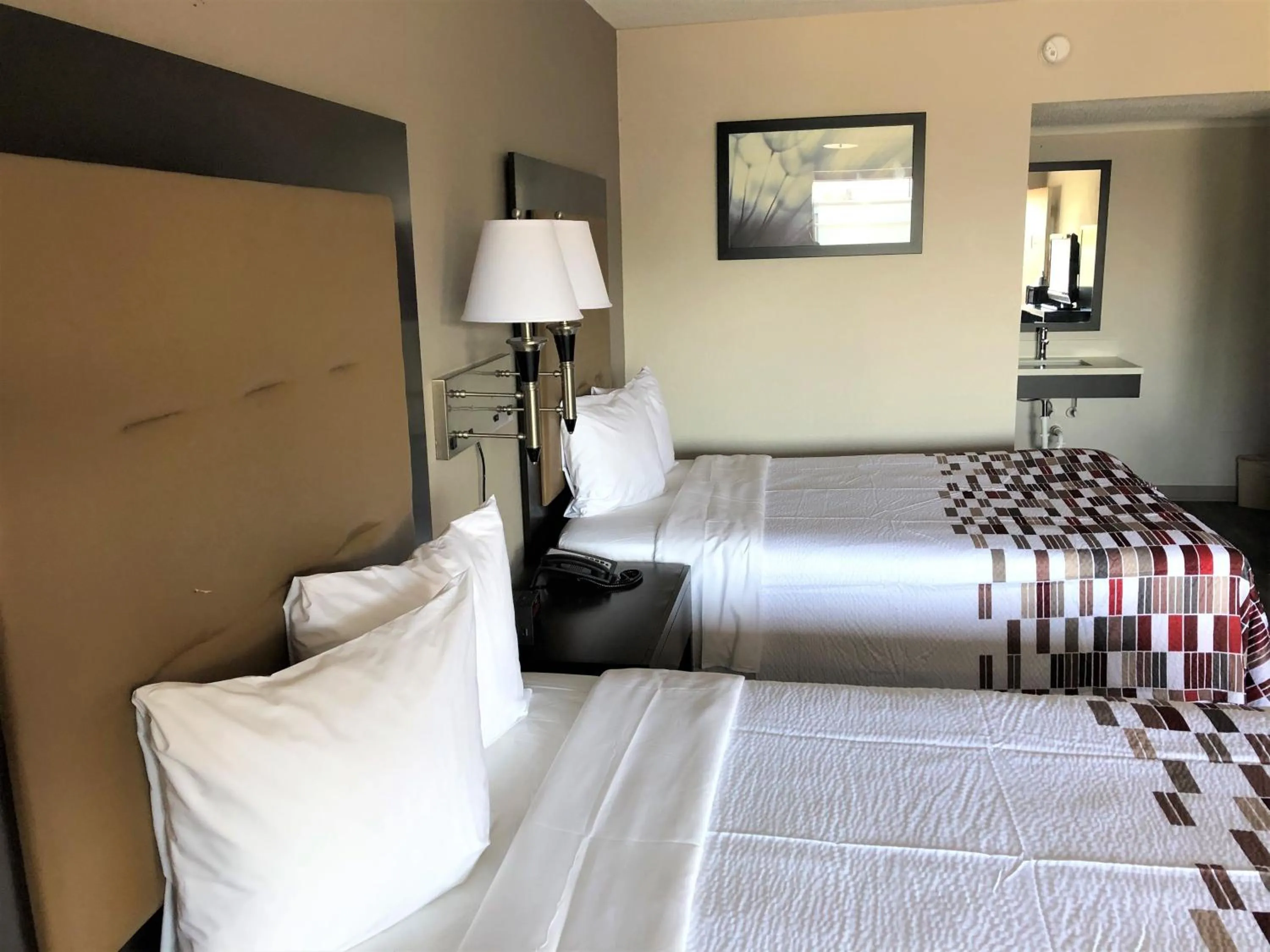 Bedroom, Bed in Red Roof Inn Greenville, NC