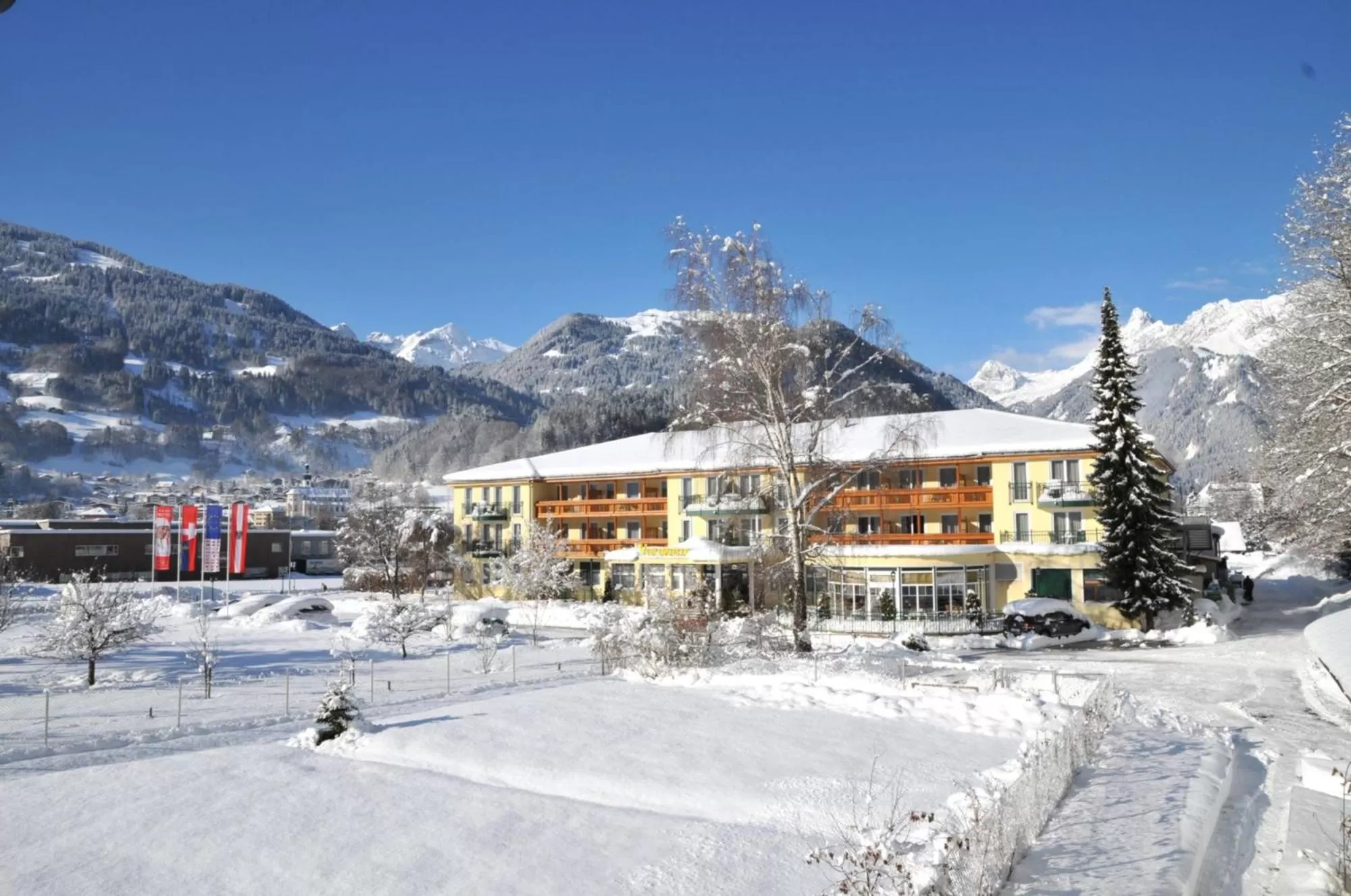 Property building in Hotel Vitalquelle Montafon