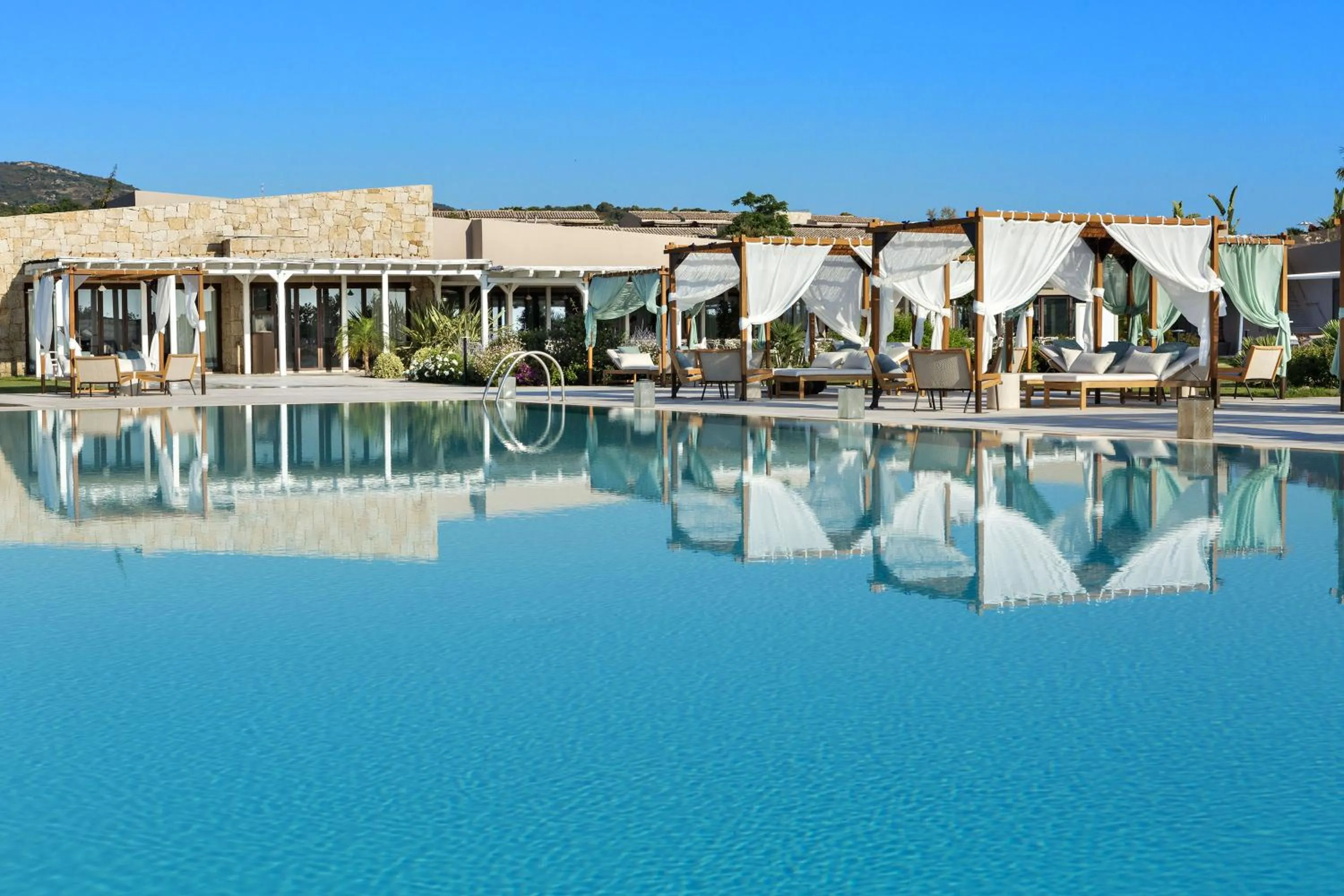 Swimming pool in Baglioni Resort Sardinia - The Leading Hotels of the World
