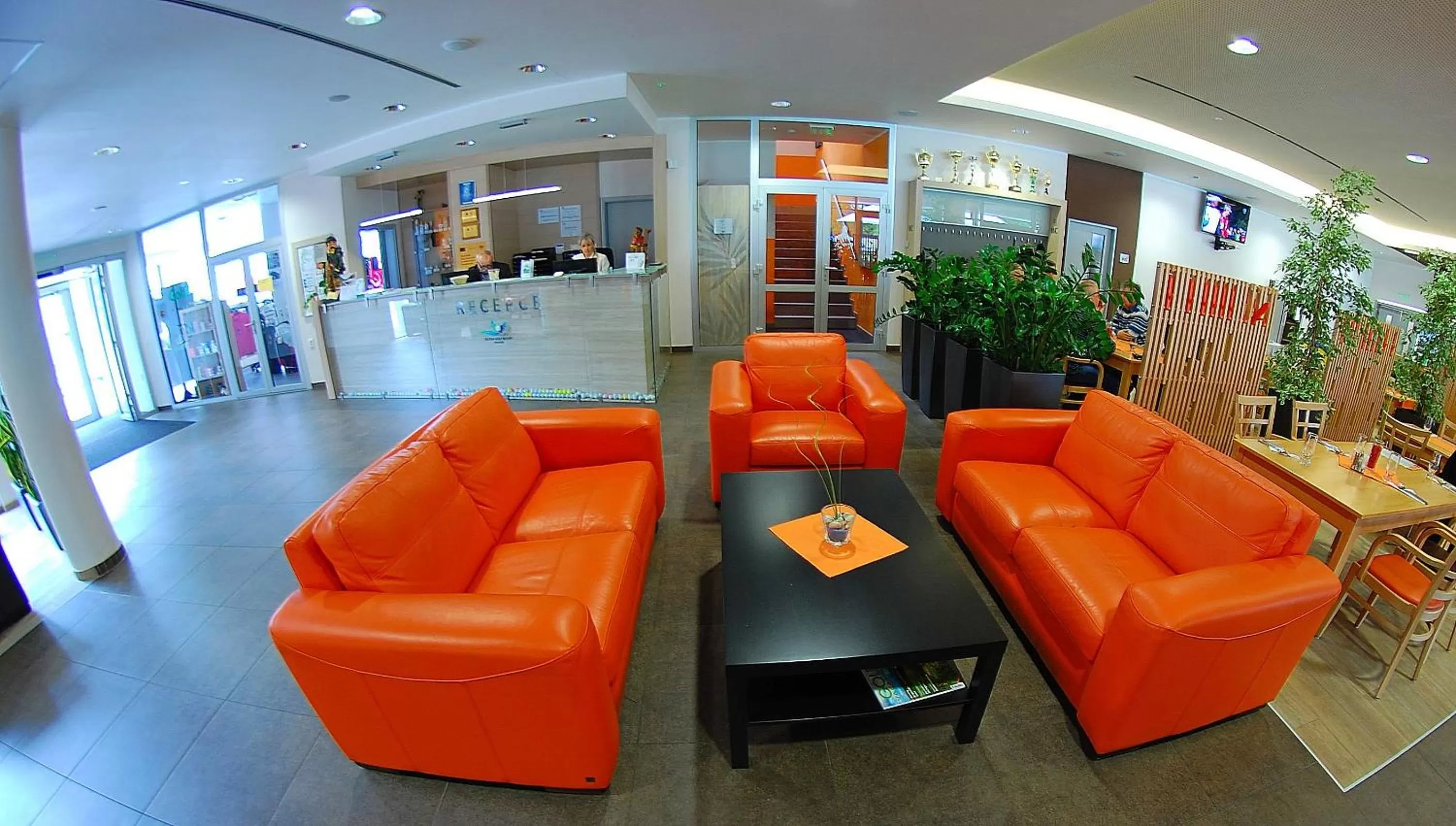 Lounge or bar, Lobby/Reception in Silesia Golf Resort Kravaře