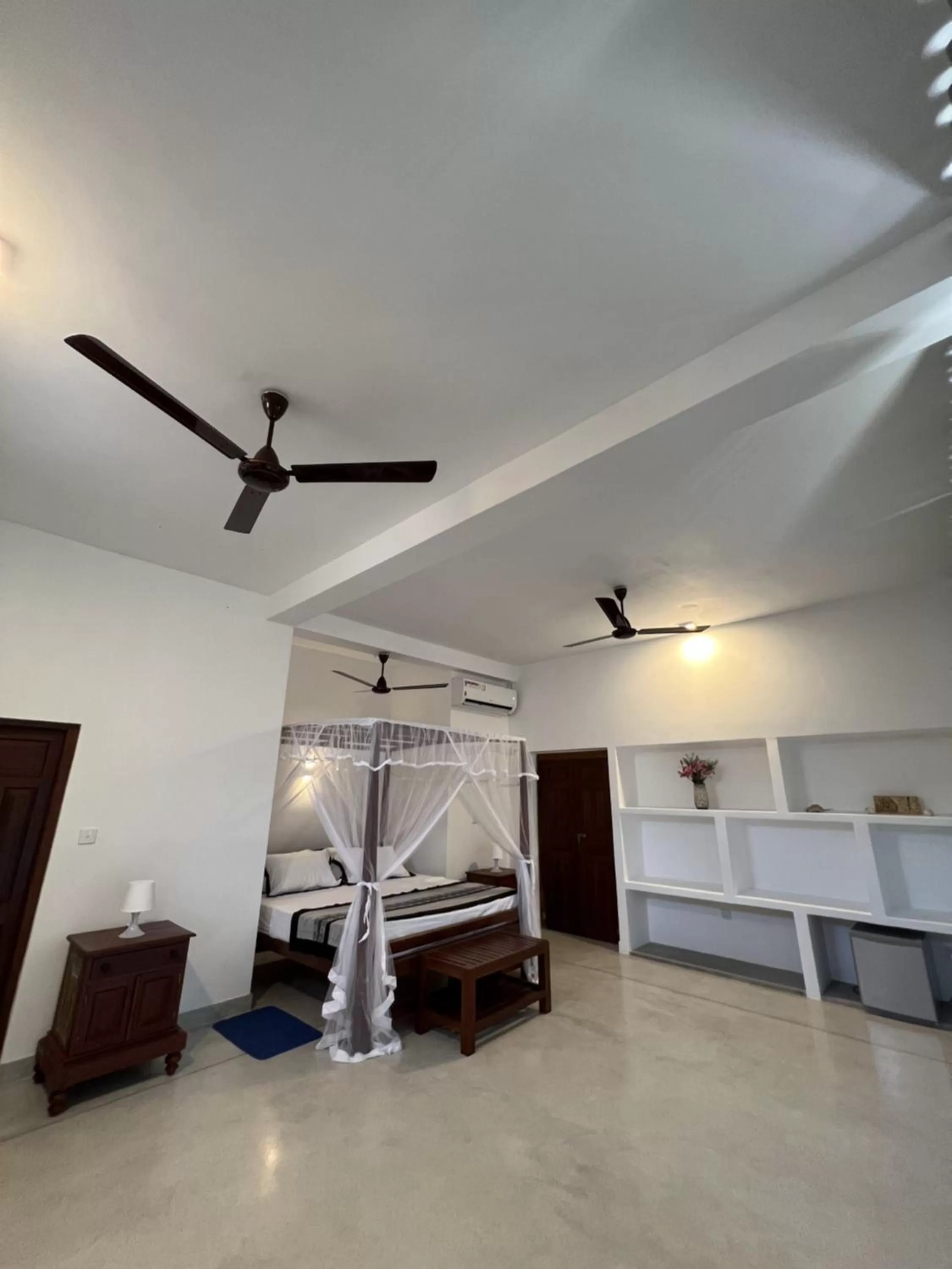 Bed in Galawatta Beach Resort