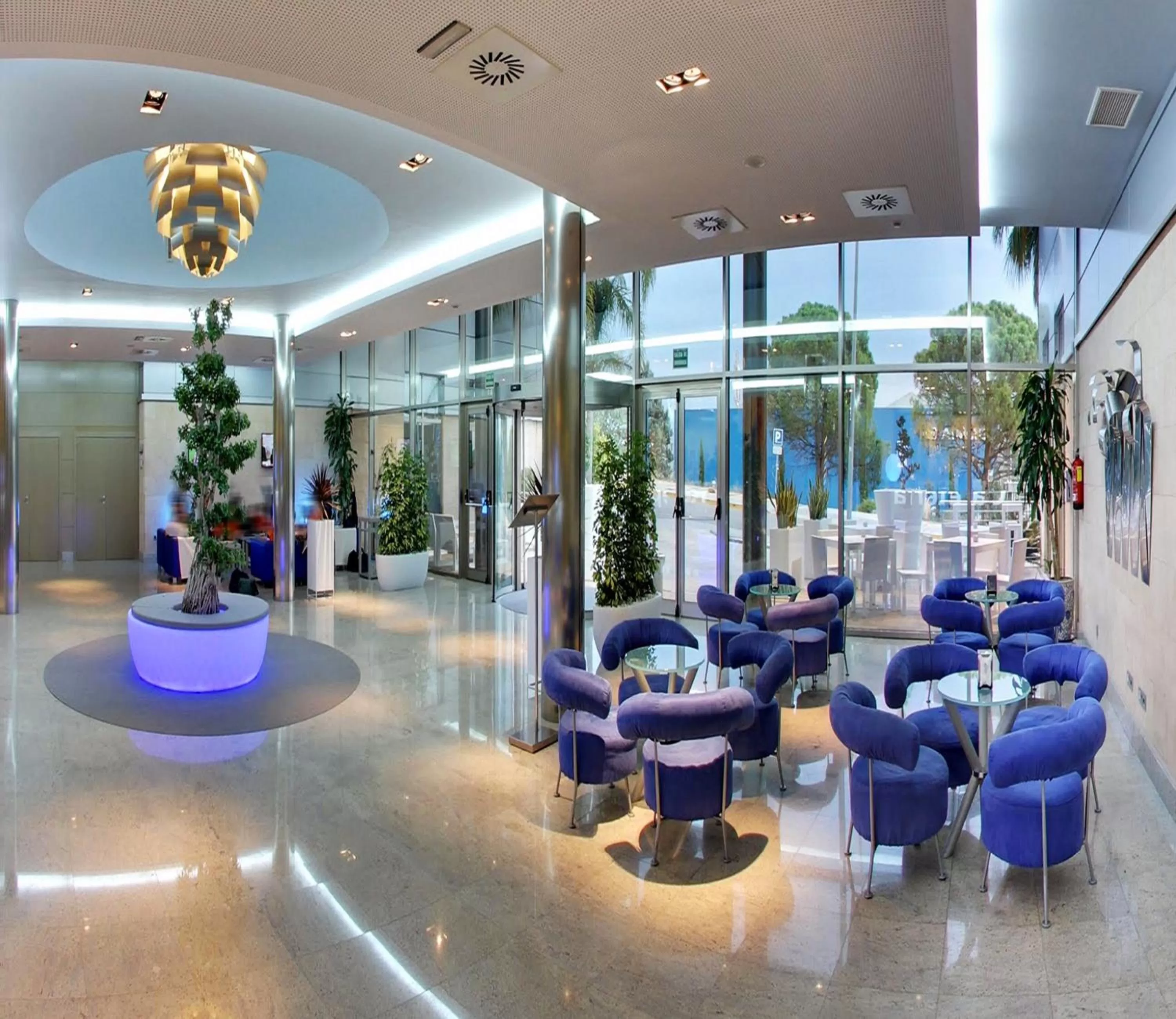 Lobby or reception in Hotel Mas Camarena