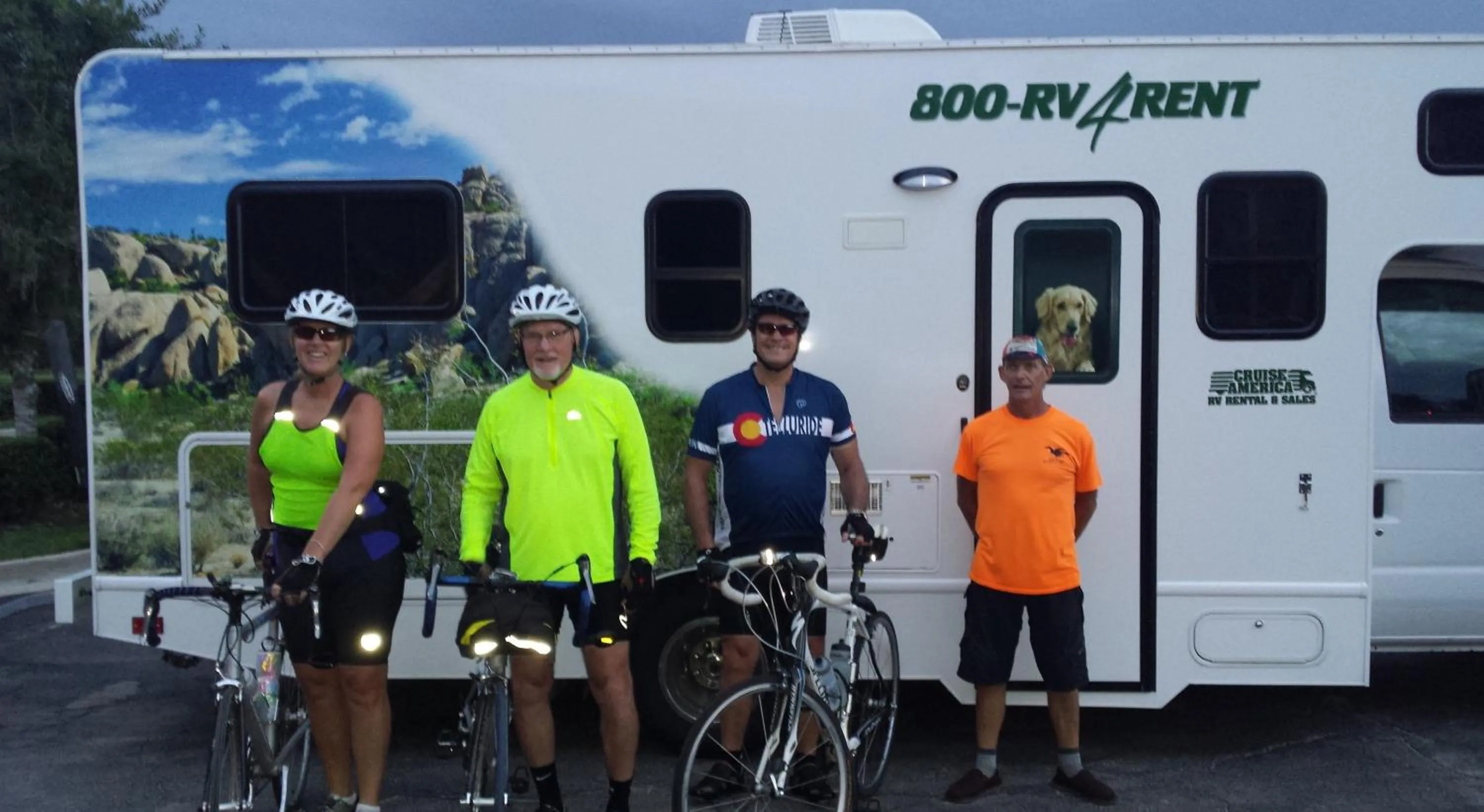 Cycling in Crystal Cove Riverfront Resort