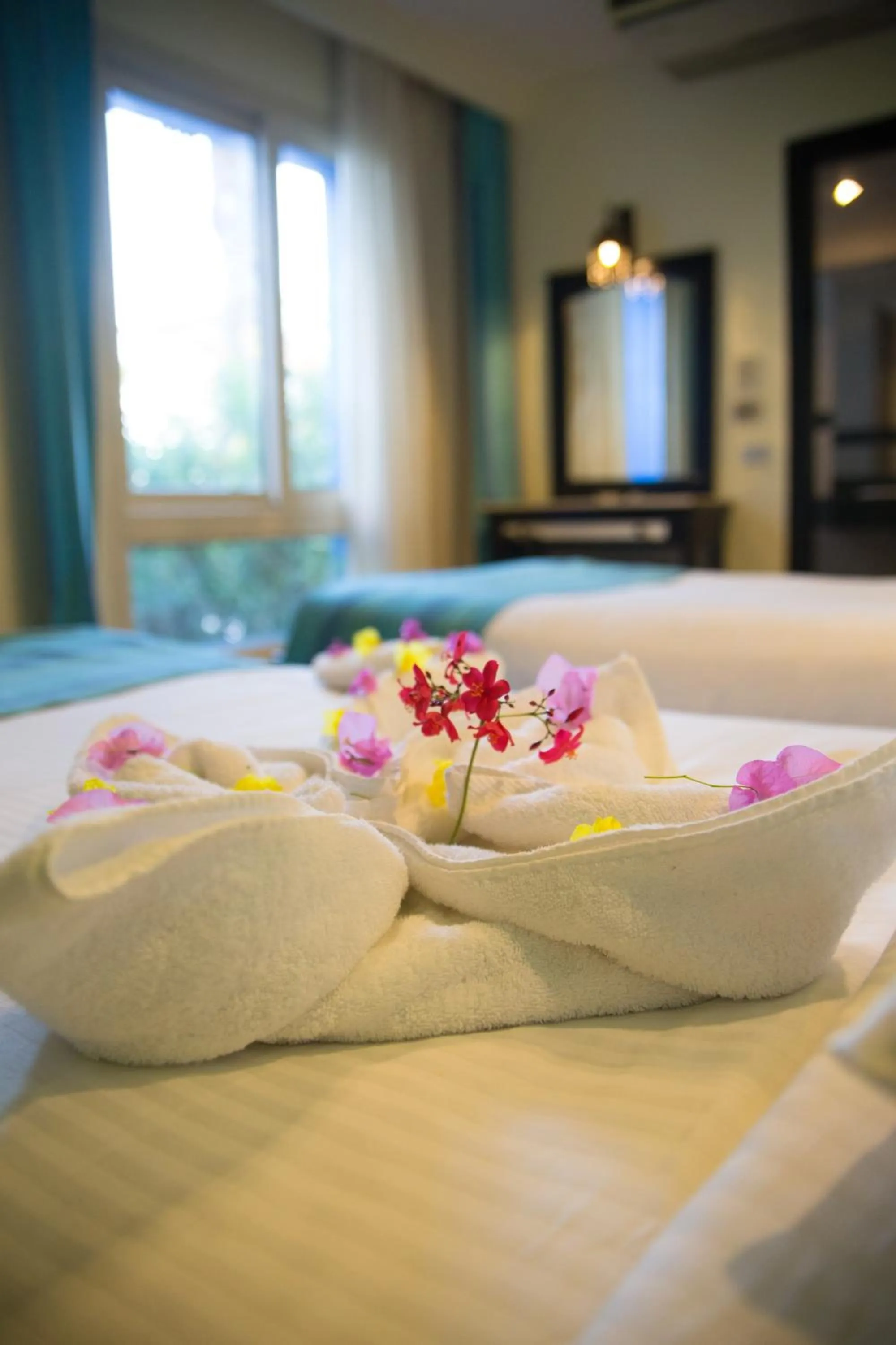 Bed in Naama Blue Hotel