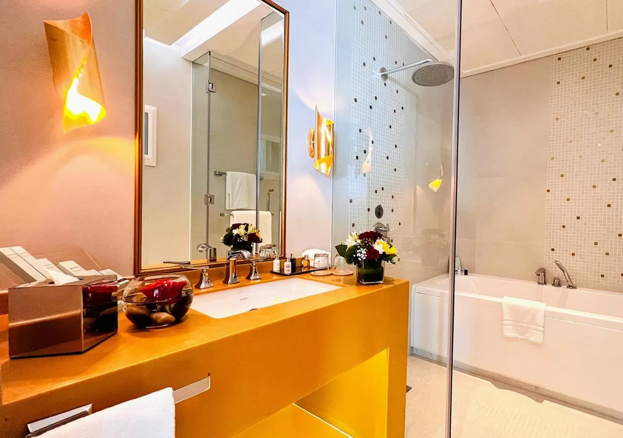 Bathroom in The Domain Bahrain Hotel and Spa - Adults Friendly 16 Years Plus