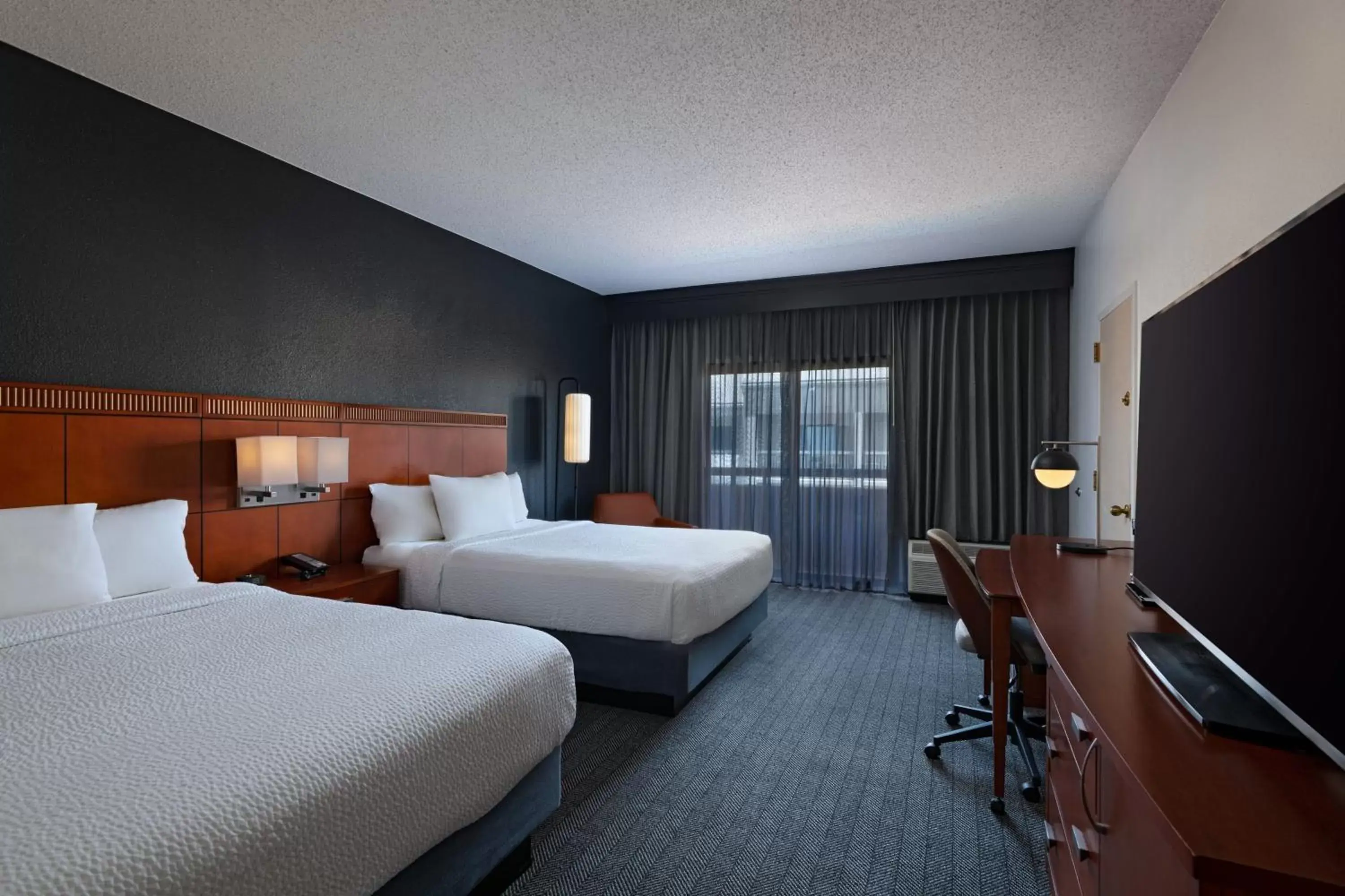 Queen Room with Two Queen Beds - Hearing Accessible in Courtyard by Marriott Dallas Plano Parkway at Preston Road Queen Room with Two Queen Beds - Hearing Accessible in Courtyard by Marriott Dallas Plano Parkway at Preston Road